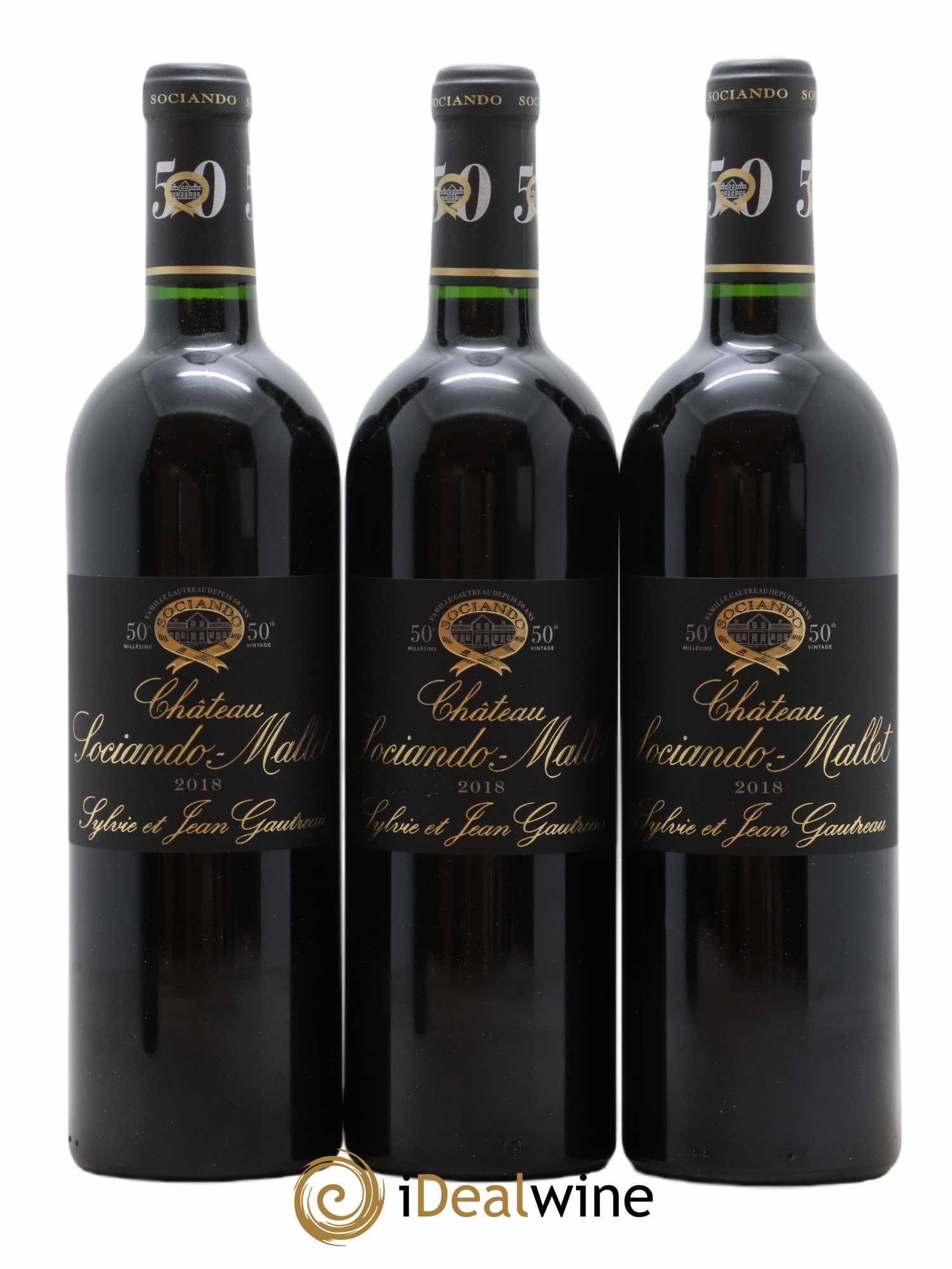 Château Sociando Mallet 2018 - Lot de 6 bouteilles - 2