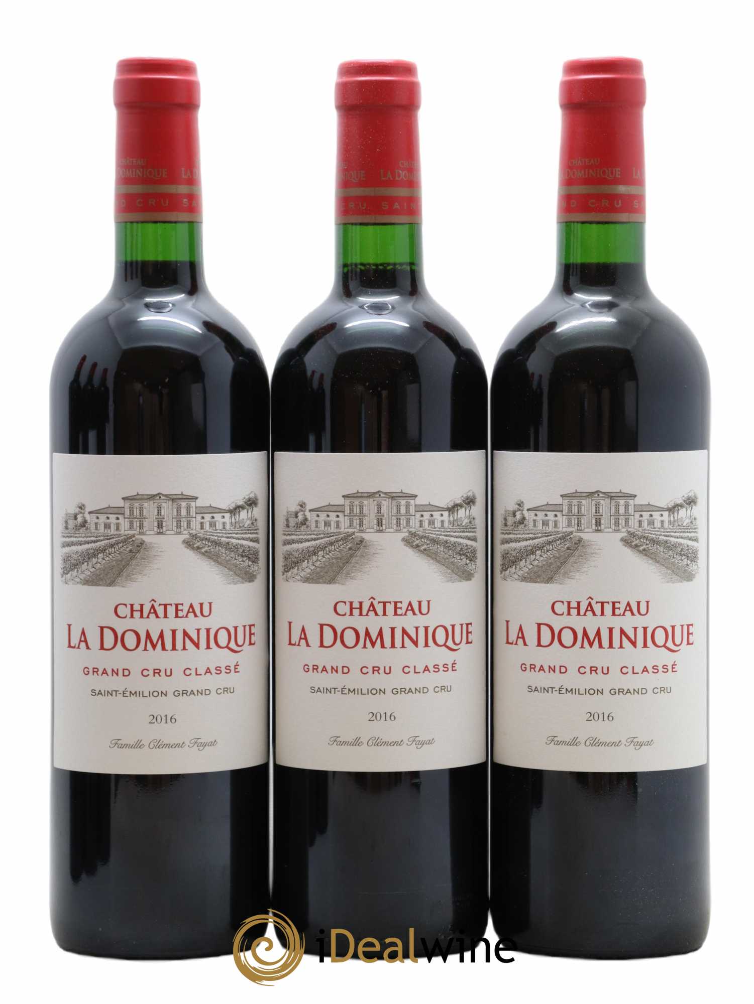 Château la Dominique Grand Cru Classé 2016 - Lot de 6 bouteilles - 1