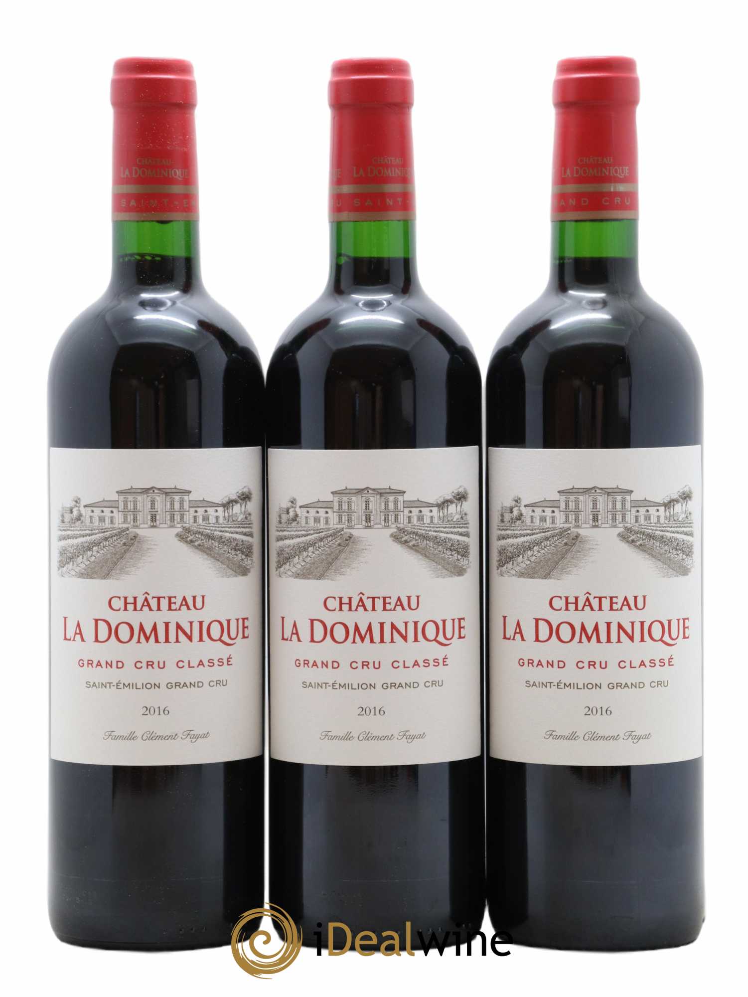 Château la Dominique Grand Cru Classé 2016 - Lot de 6 bouteilles - 2