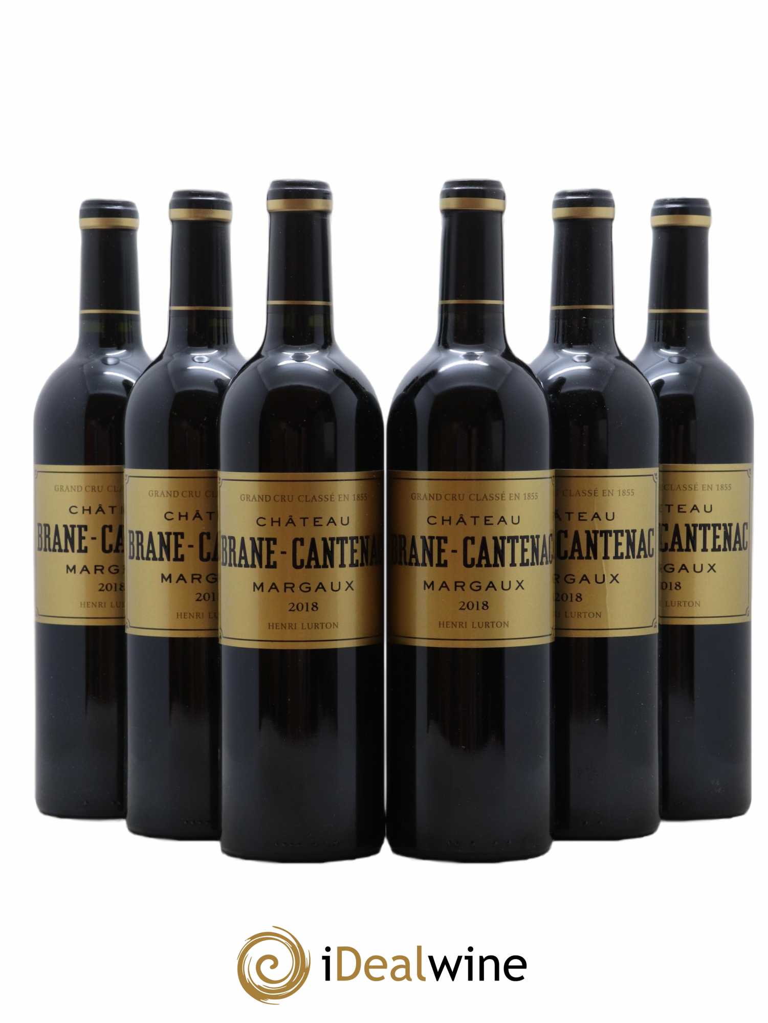 Château Brane Cantenac 2ème Grand Cru Classé 2018 - Lot de 6 bouteilles - 0