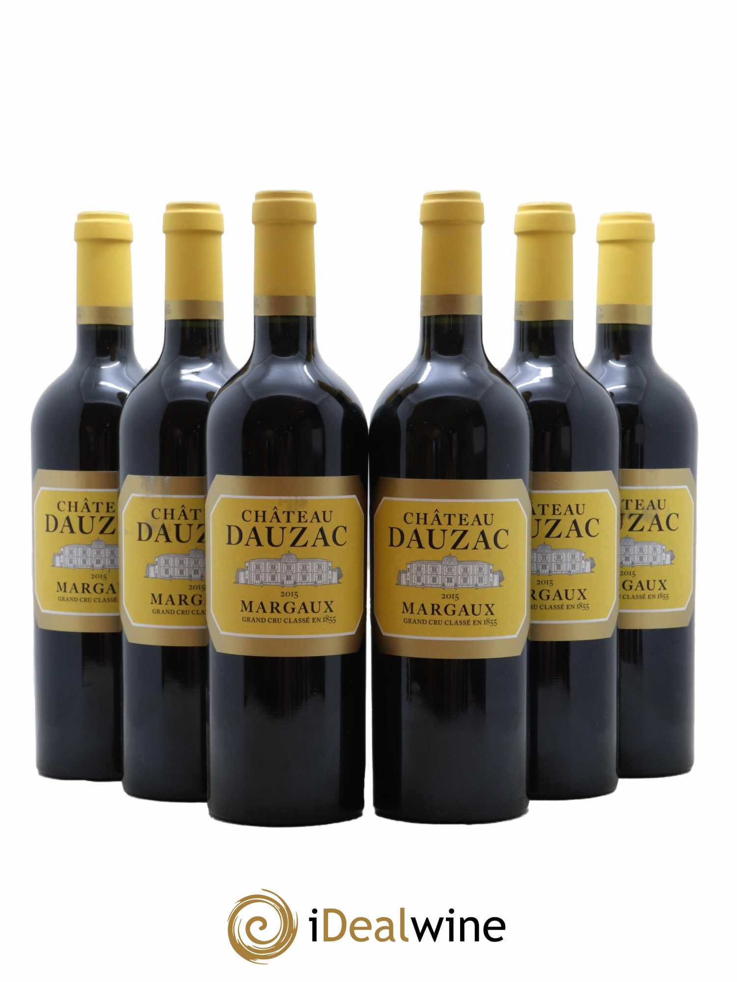 Château Dauzac 5ème Grand Cru Classé 2015 - Lot de 6 bouteilles - 0
