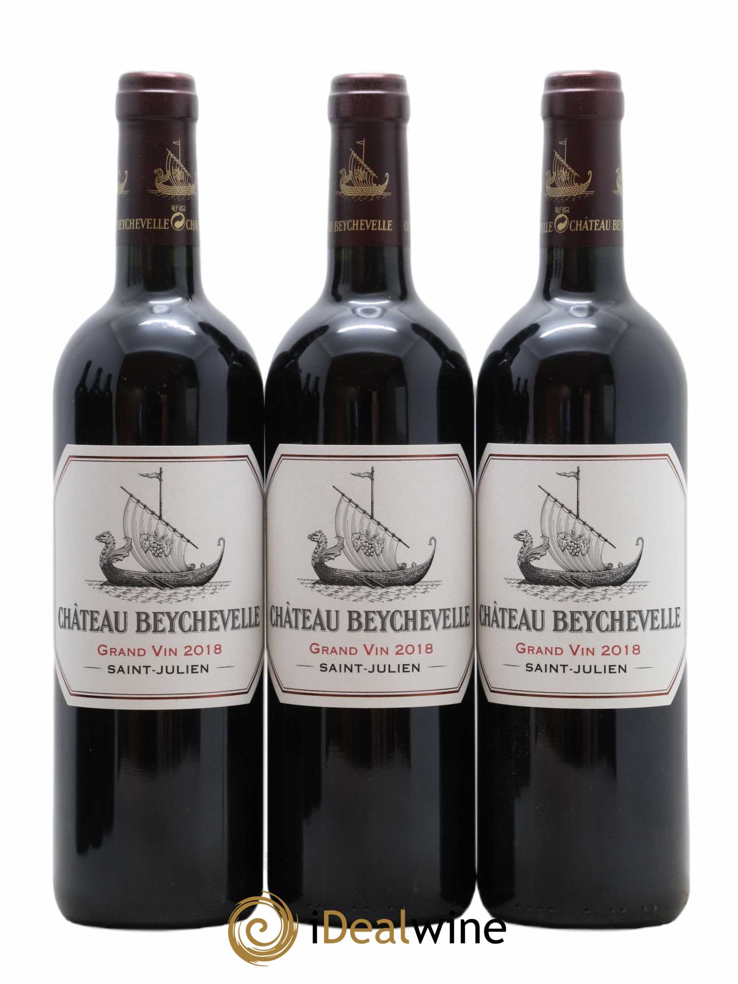 Château Beychevelle 4ème Grand Cru Classé 2018 - Lot de 6 bouteilles - 1