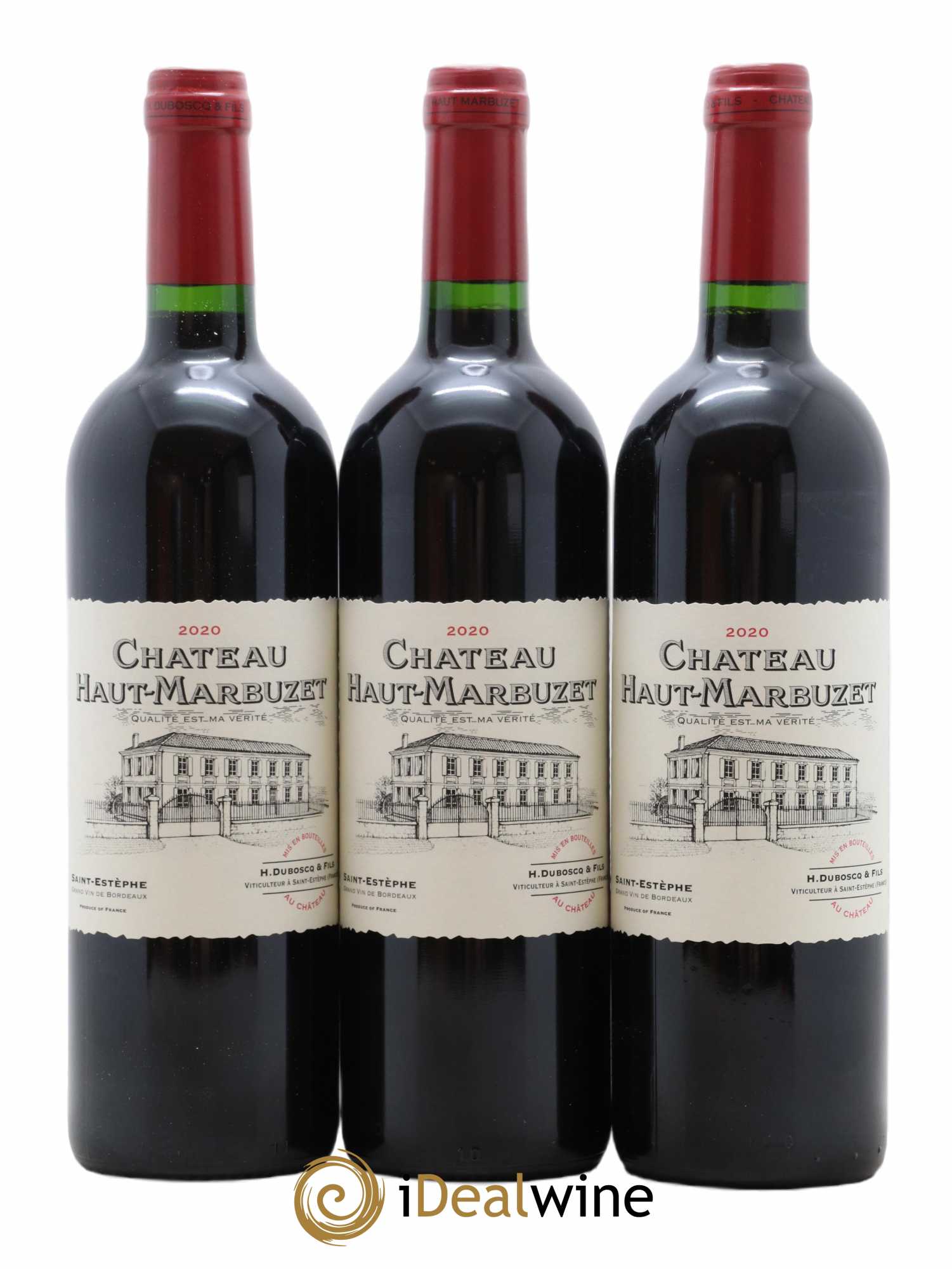 Château Haut Marbuzet 2020 - Lot de 12 bouteilles - 1