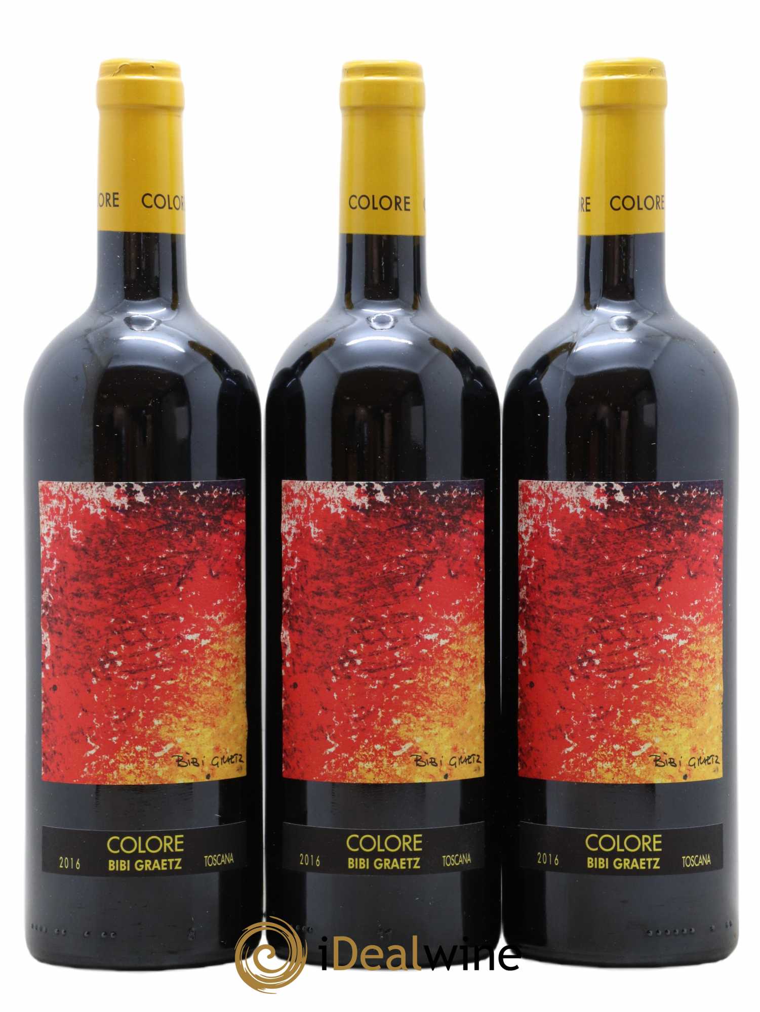 Toscana IGT Colore Bibi Graetz 2016 - Lot de 3 bouteilles - 0
