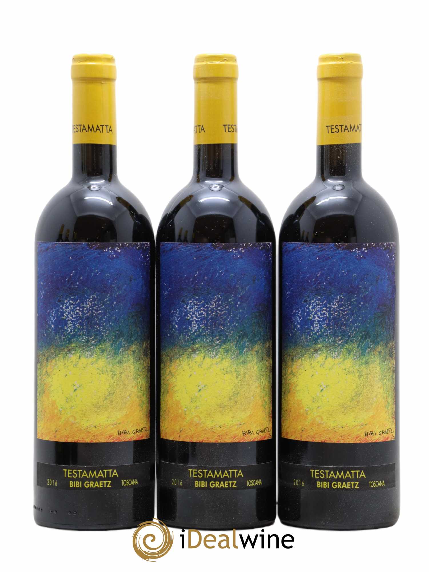 Toscana IGT Testamatta Bibi Graetz 2016 - Lot de 6 bouteilles - 2
