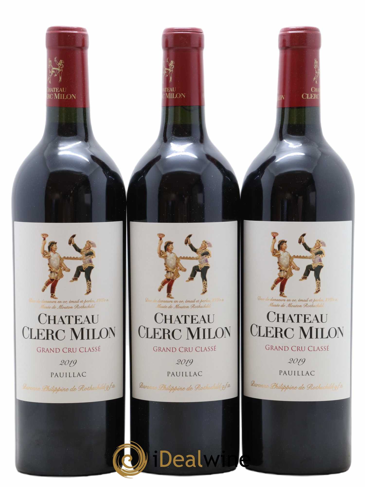 Château Clerc Milon 5ème Grand Cru Classé 2019 - Lot de 6 bouteilles - 2