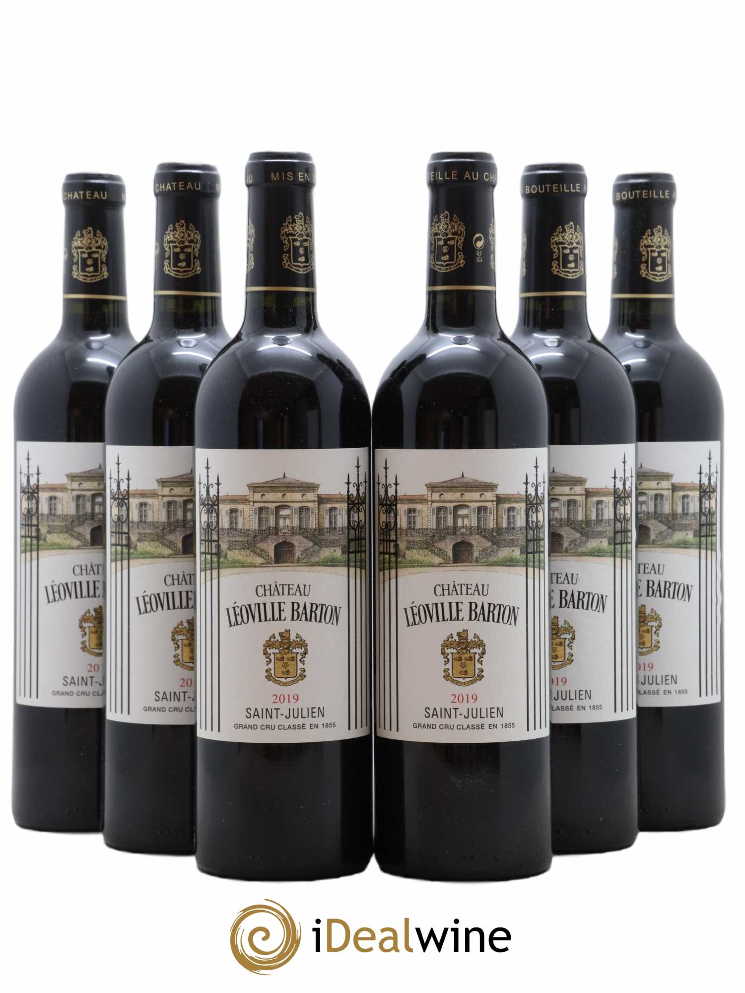Château Léoville Barton 2ème Grand Cru Classé 2019 - Lot de 6 bouteilles - 0