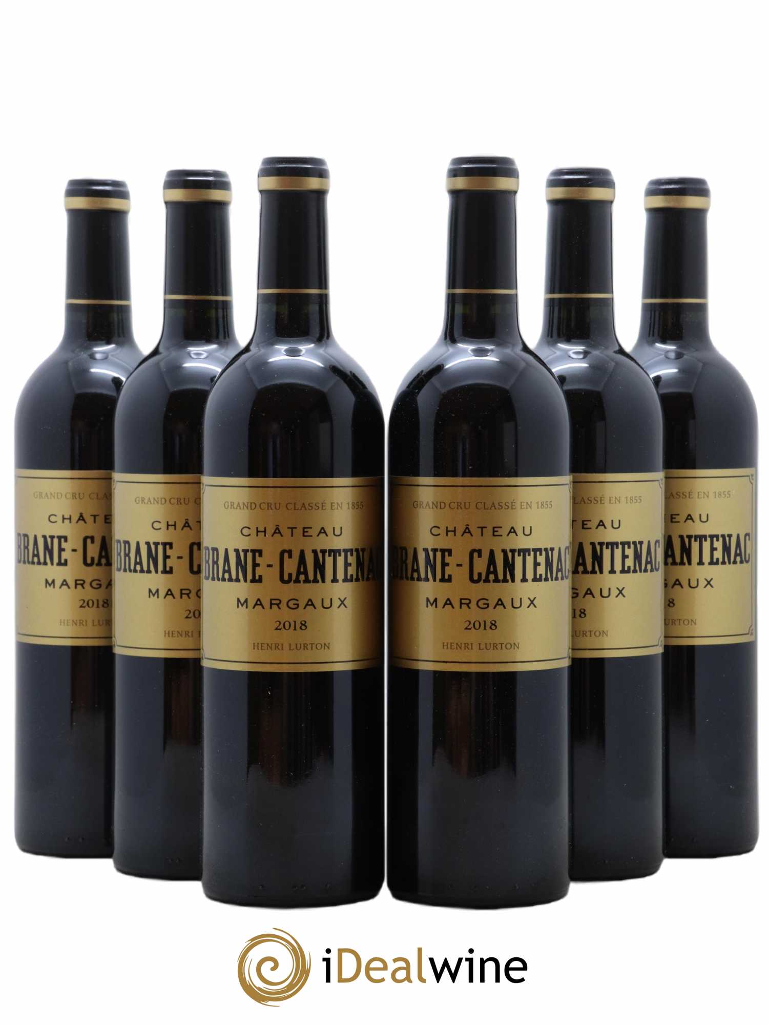 Château Brane Cantenac 2ème Grand Cru Classé 2018 - Lot de 6 bouteilles - 0