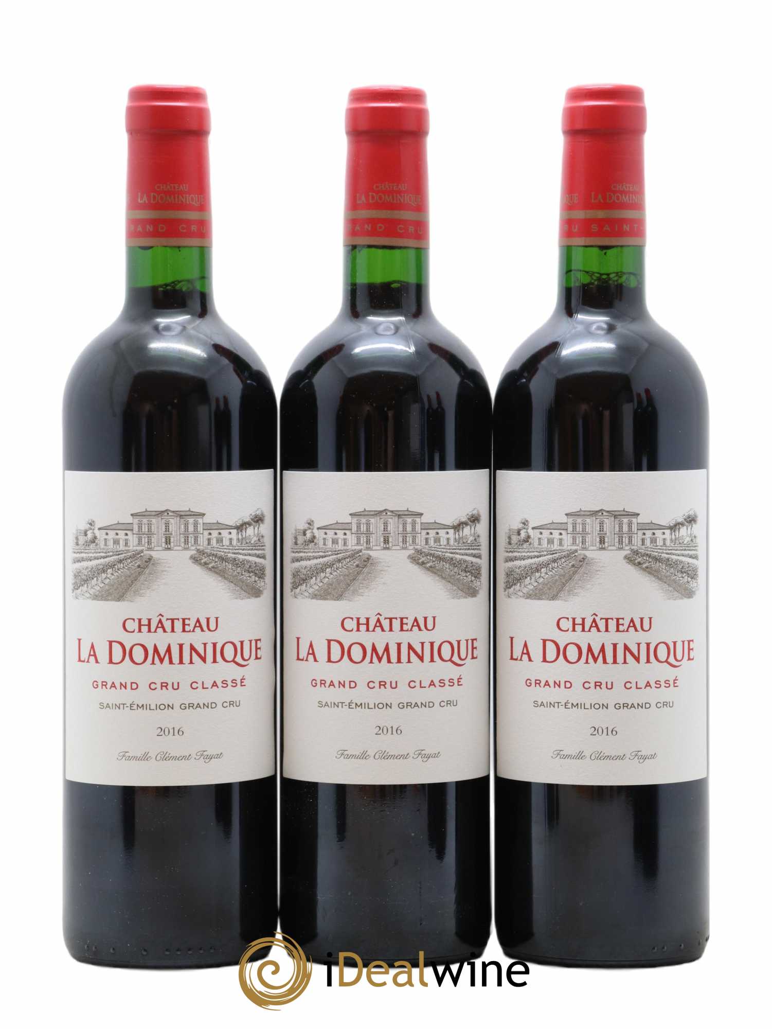 Château la Dominique Grand Cru Classé 2016 - Lot de 6 bouteilles - 2
