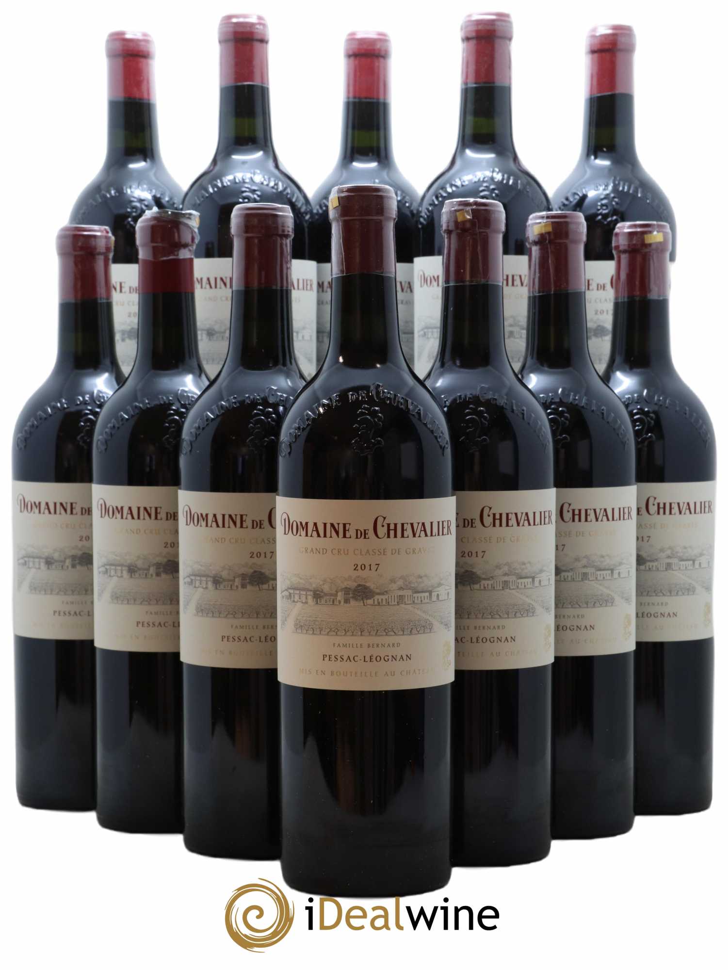 Domaine de Chevalier Cru Classé de Graves 2017 - Lot de 12 bouteilles - 0