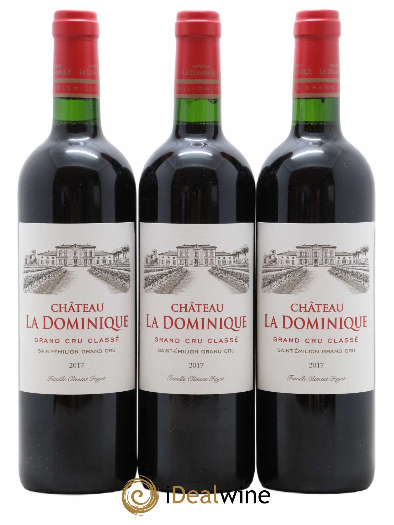 Château la Dominique Grand Cru Classé 2017 - Lot de 12 bouteilles - 1