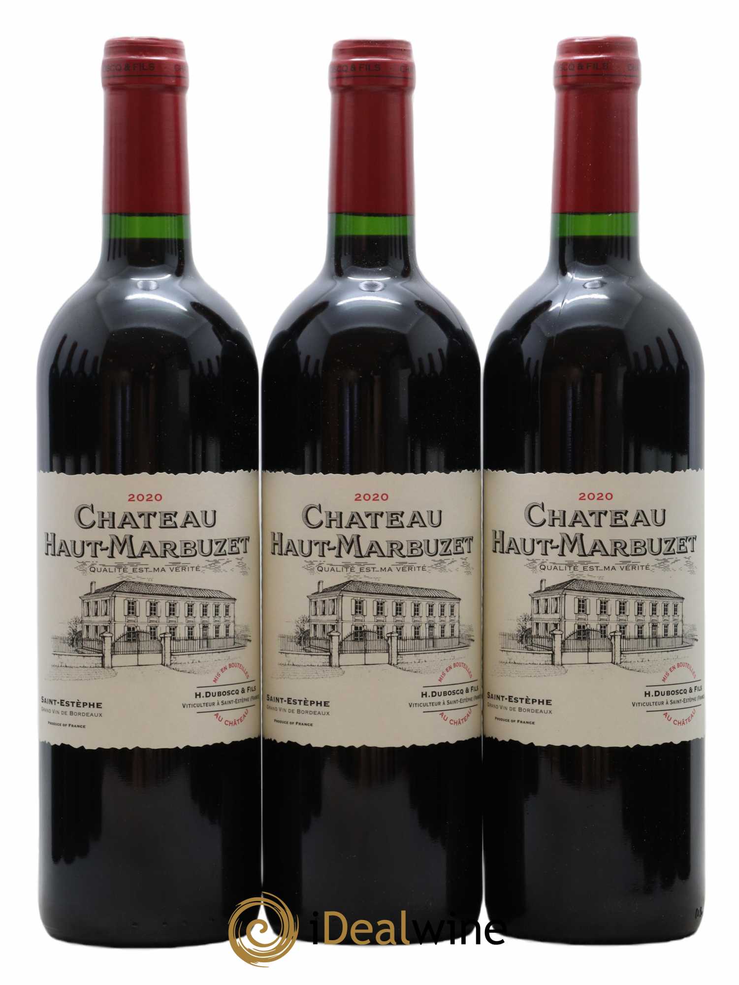 Château Haut Marbuzet 2020 - Lot de 12 bouteilles - 1