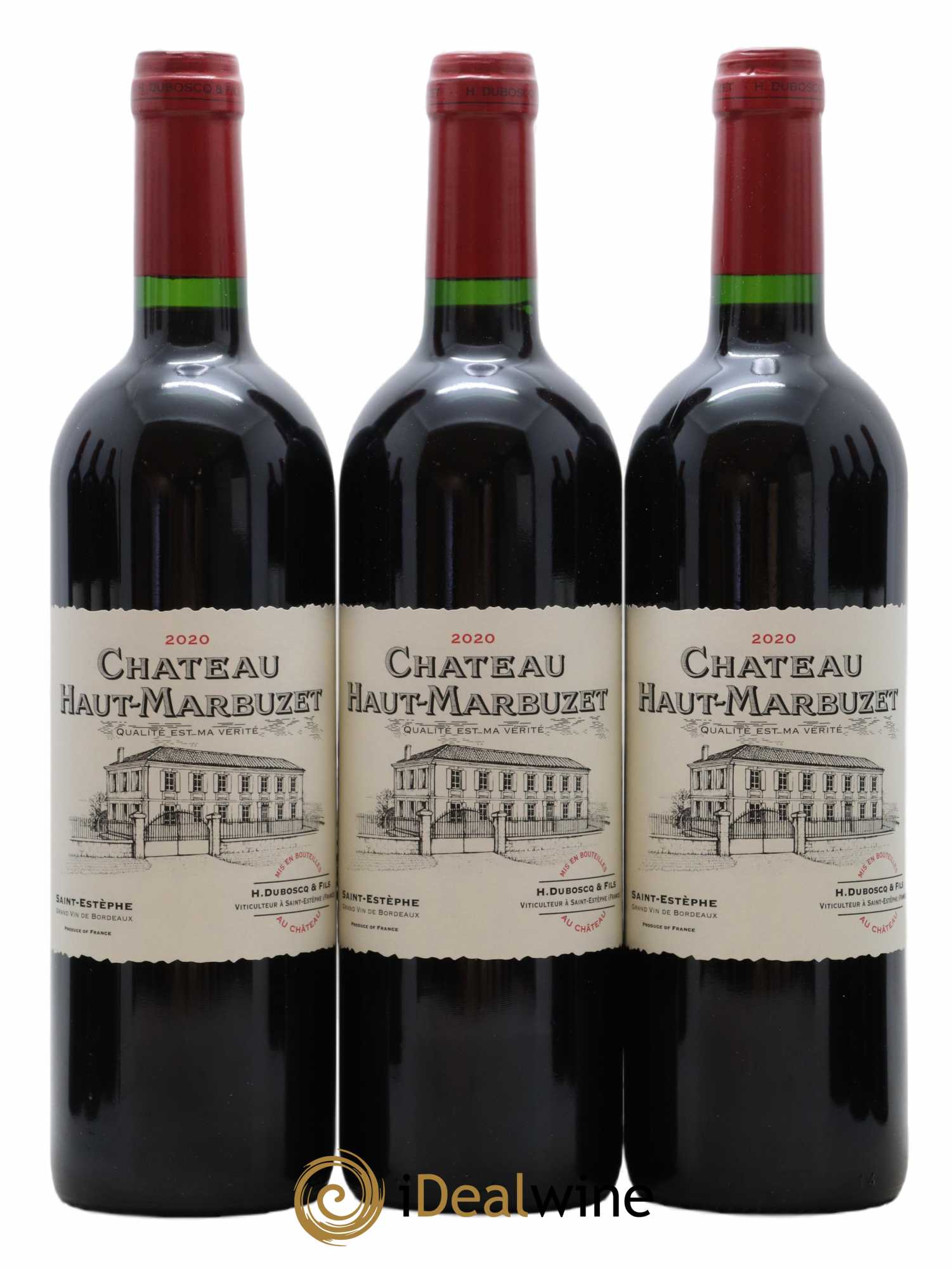 Château Haut Marbuzet 2020 - Lot de 12 bouteilles - 2