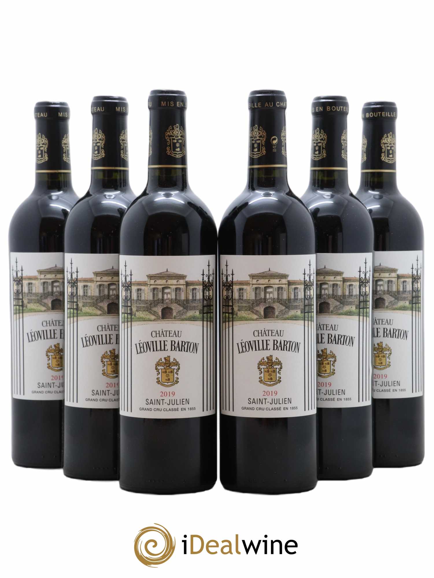 Château Léoville Barton 2ème Grand Cru Classé 2019 - Lot de 6 bouteilles - 0