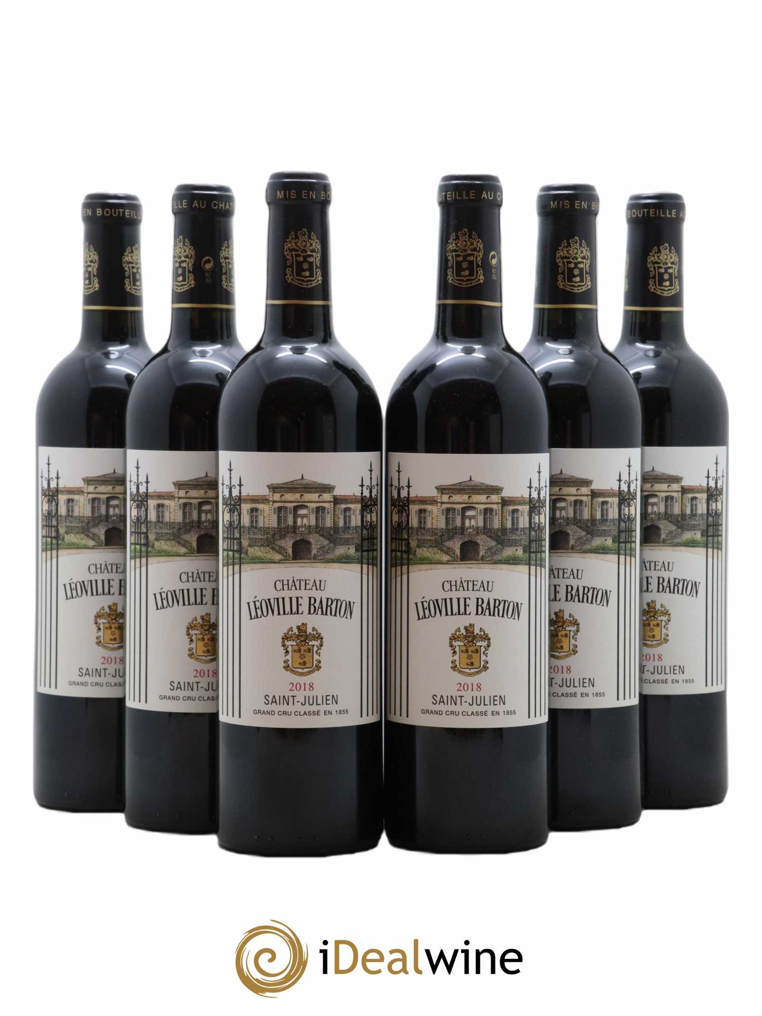 Château Léoville Barton 2ème Grand Cru Classé 2018 - Lot de 6 bouteilles - 0