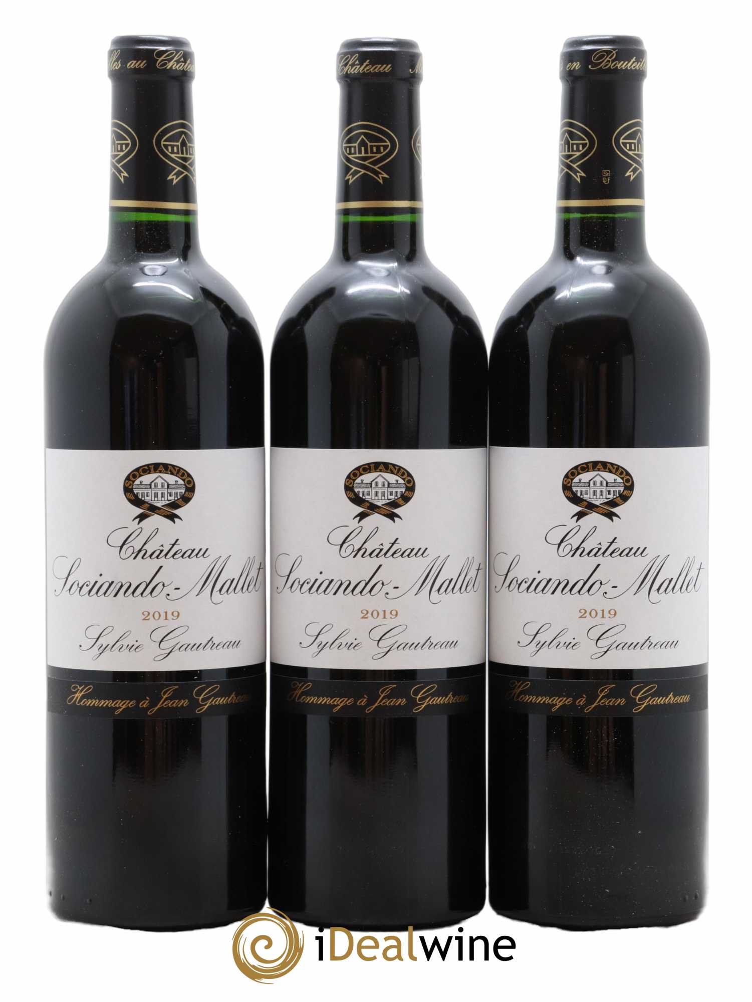 Château Sociando Mallet 2019 - Lot de 12 bouteilles - 2