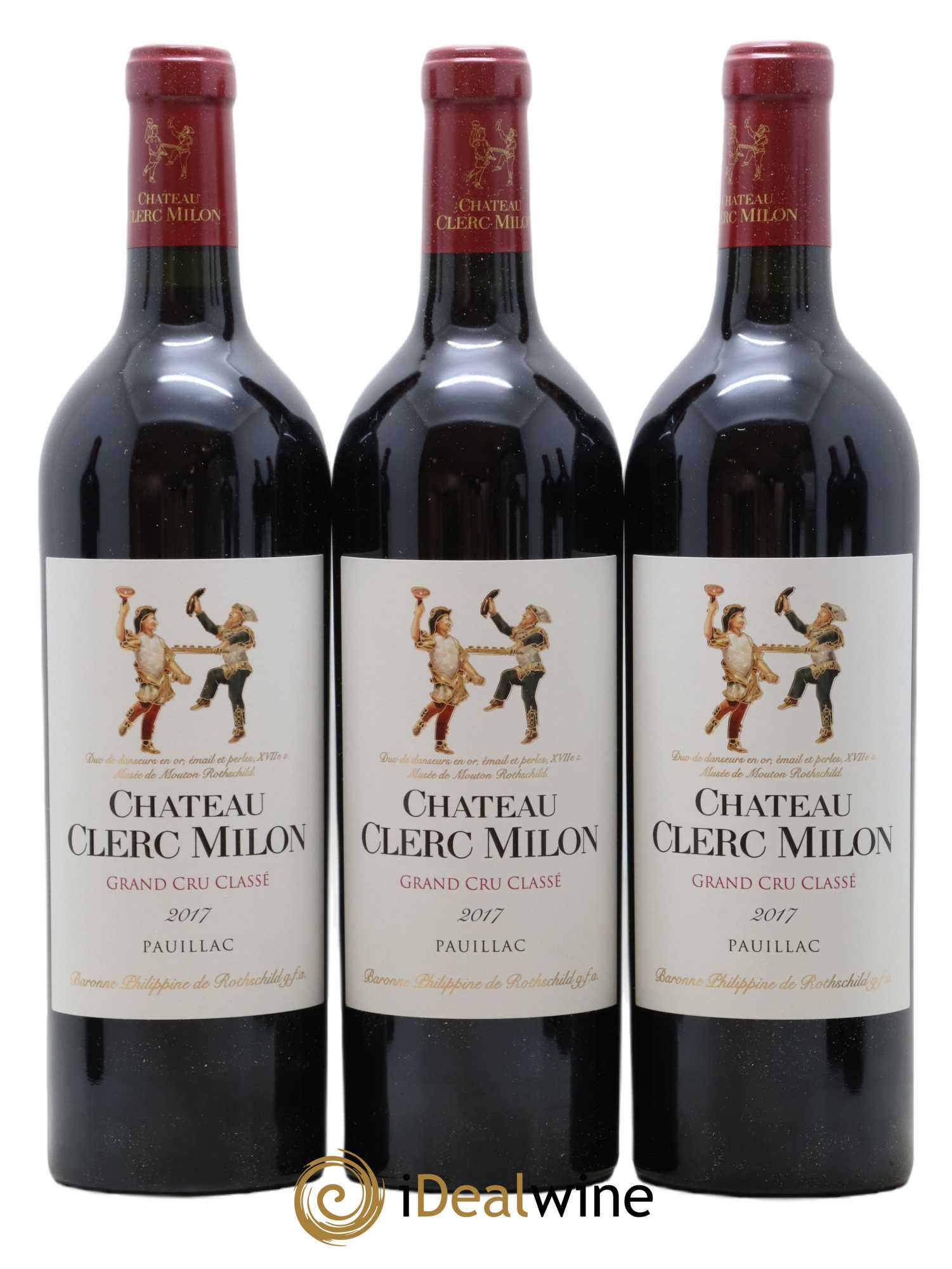 Château Clerc Milon 5ème Grand Cru Classé 2017 - Lot de 12 bouteilles - 3