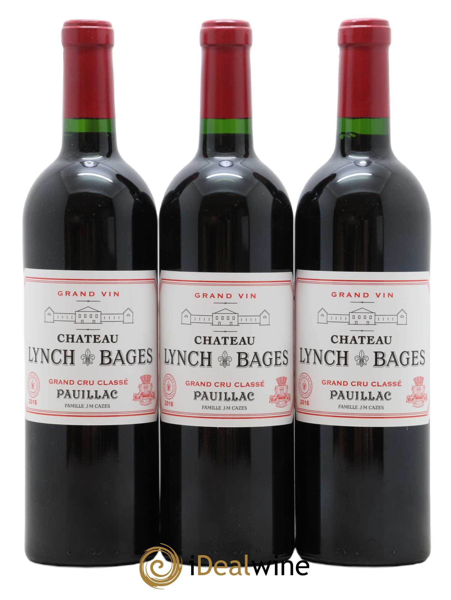 Château Lynch Bages 5ème Grand Cru Classé 2016 - Lot de 12 bouteilles - 1