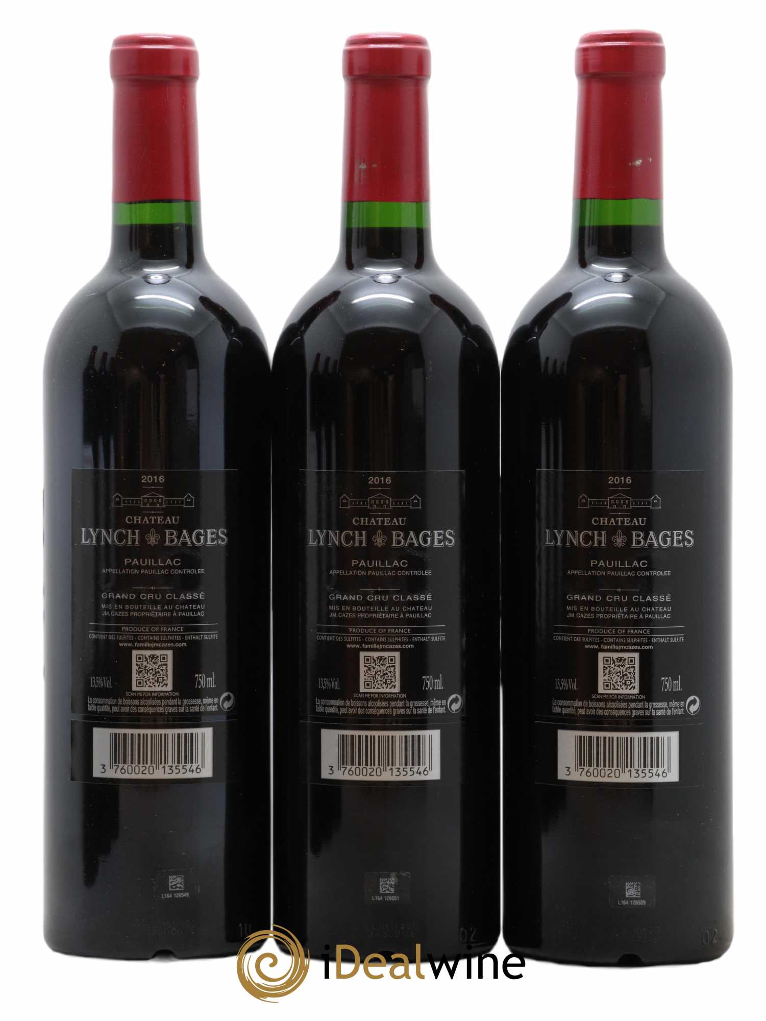 Château Lynch Bages 5ème Grand Cru Classé 2016 - Lot de 12 bouteilles - 4