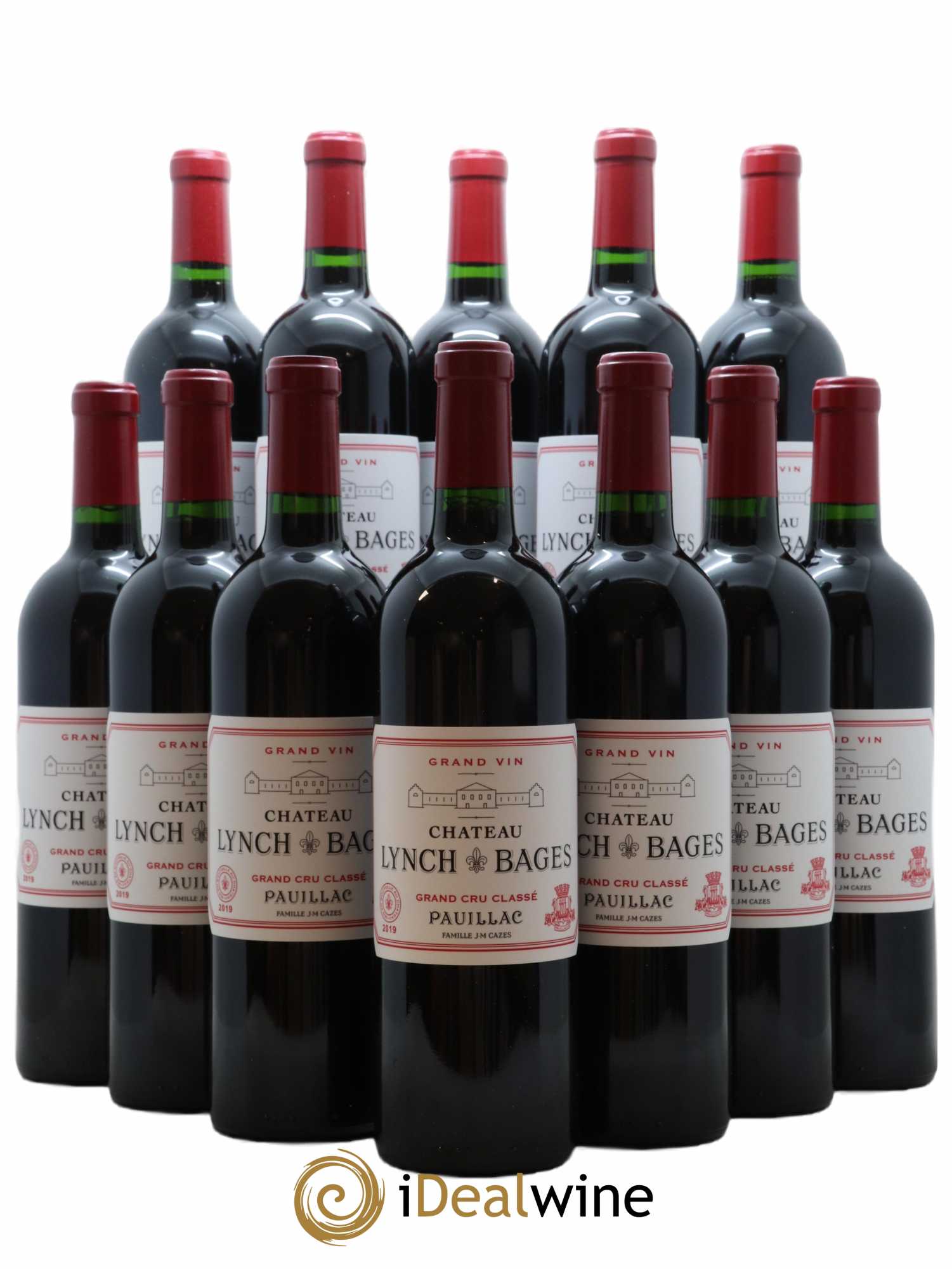 Château Lynch Bages 5ème Grand Cru Classé 2019 - Lot de 12 bouteilles - 0