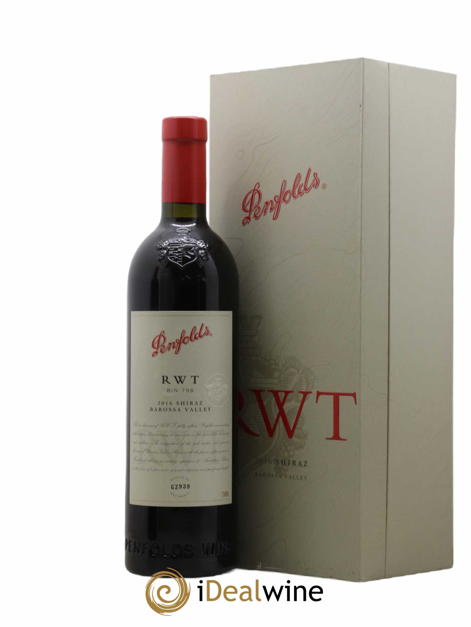 Barossa Valley Penfolds Wines RWT Shiraz 2016 - Posten von 1 Flasche - 0