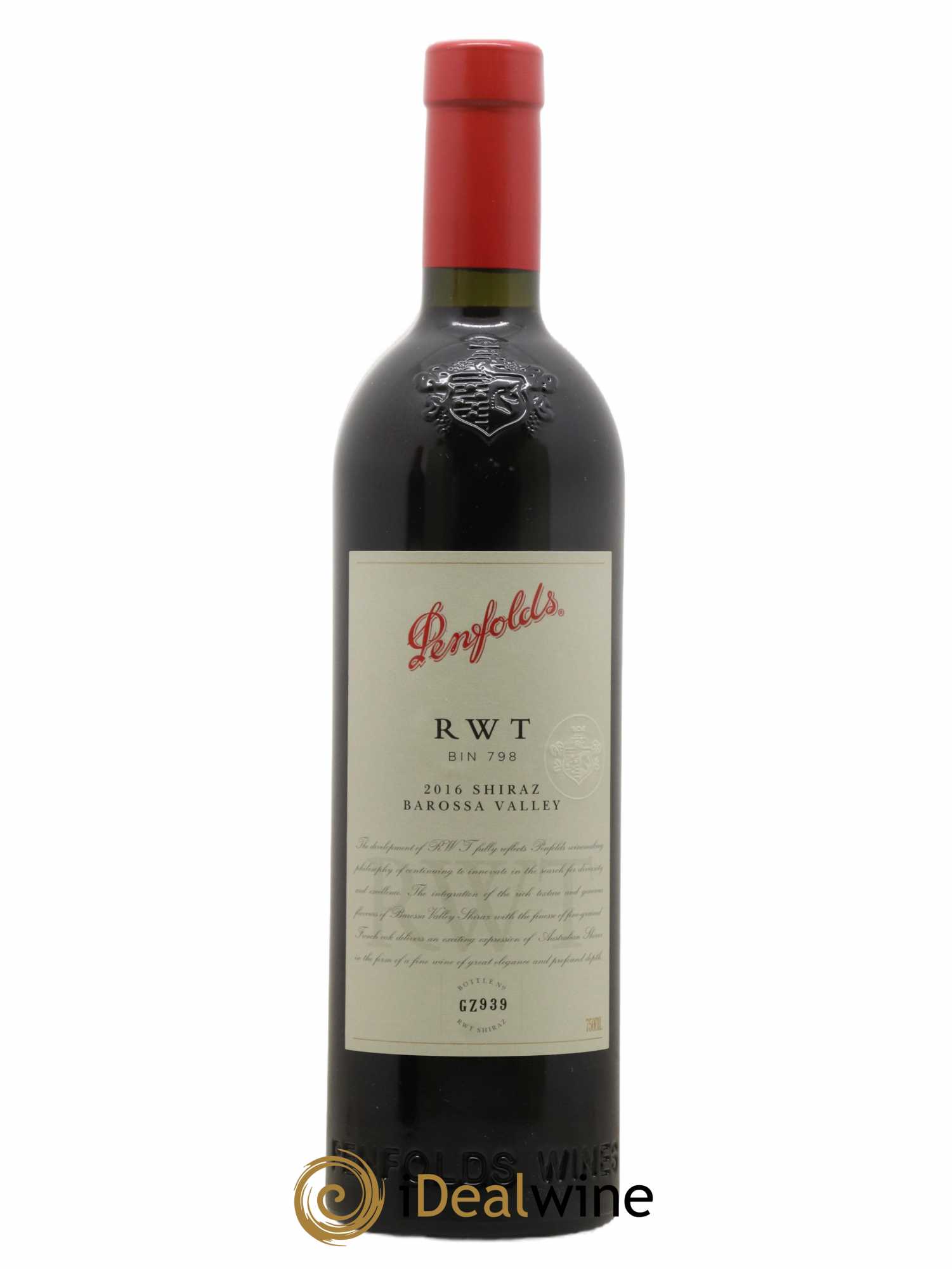 Barossa Valley Penfolds Wines RWT Shiraz 2016 - Posten von 1 Flasche - 1