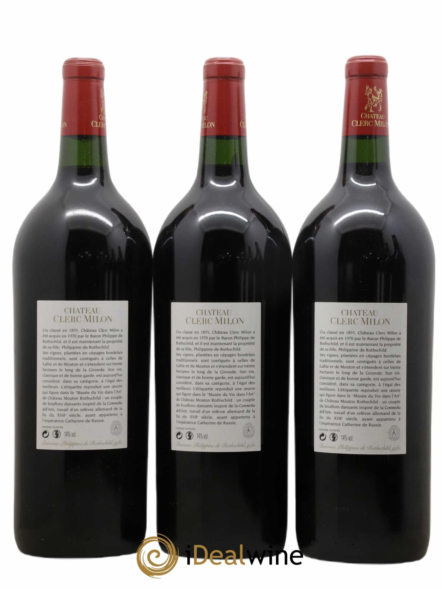 Château Clerc Milon 5ème Grand Cru Classé 2010 - Lot de 6 magnums - 2