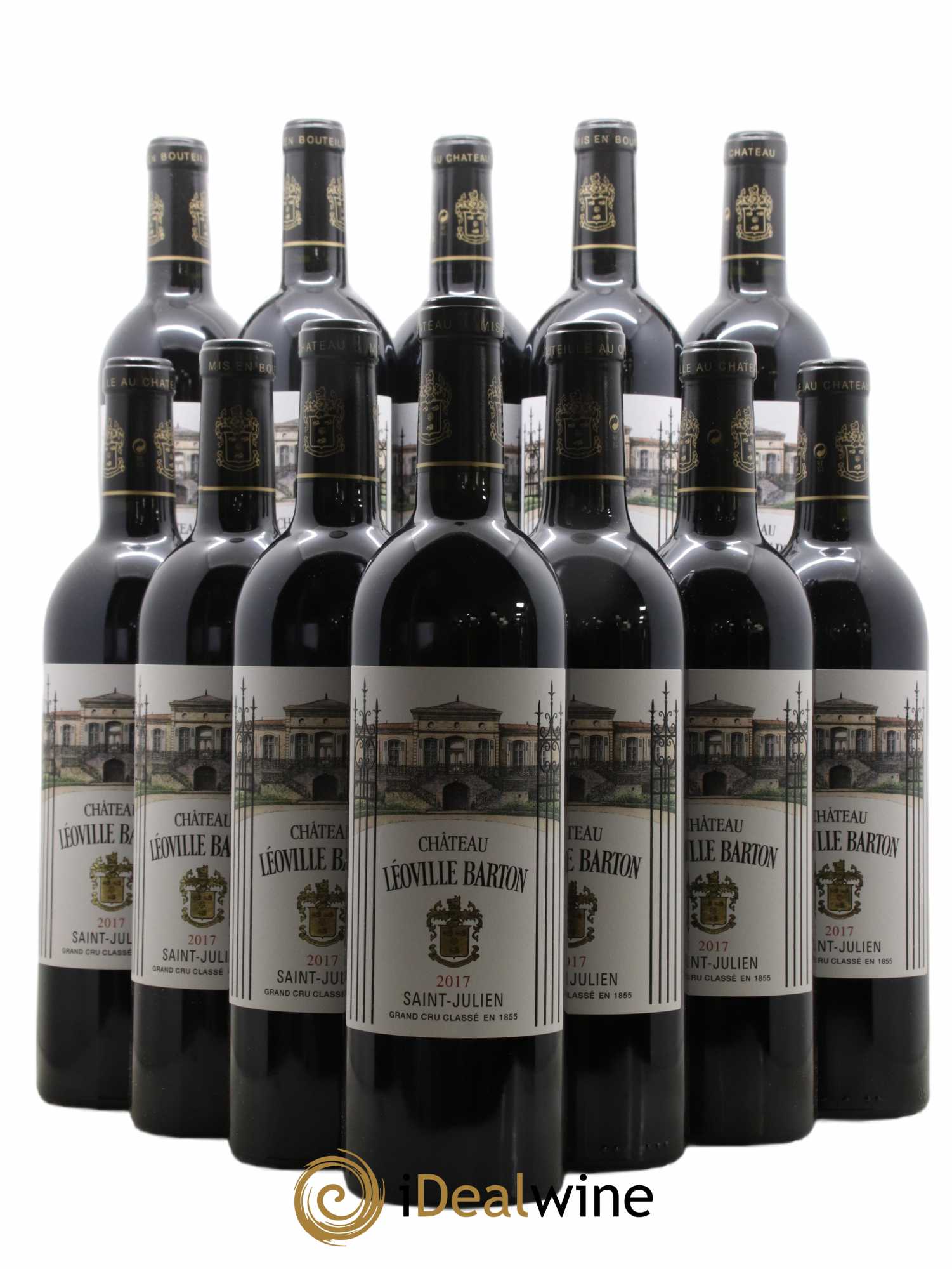 Château Léoville Barton 2ème Grand Cru Classé 2017 - Lot de 12 bouteilles - 0