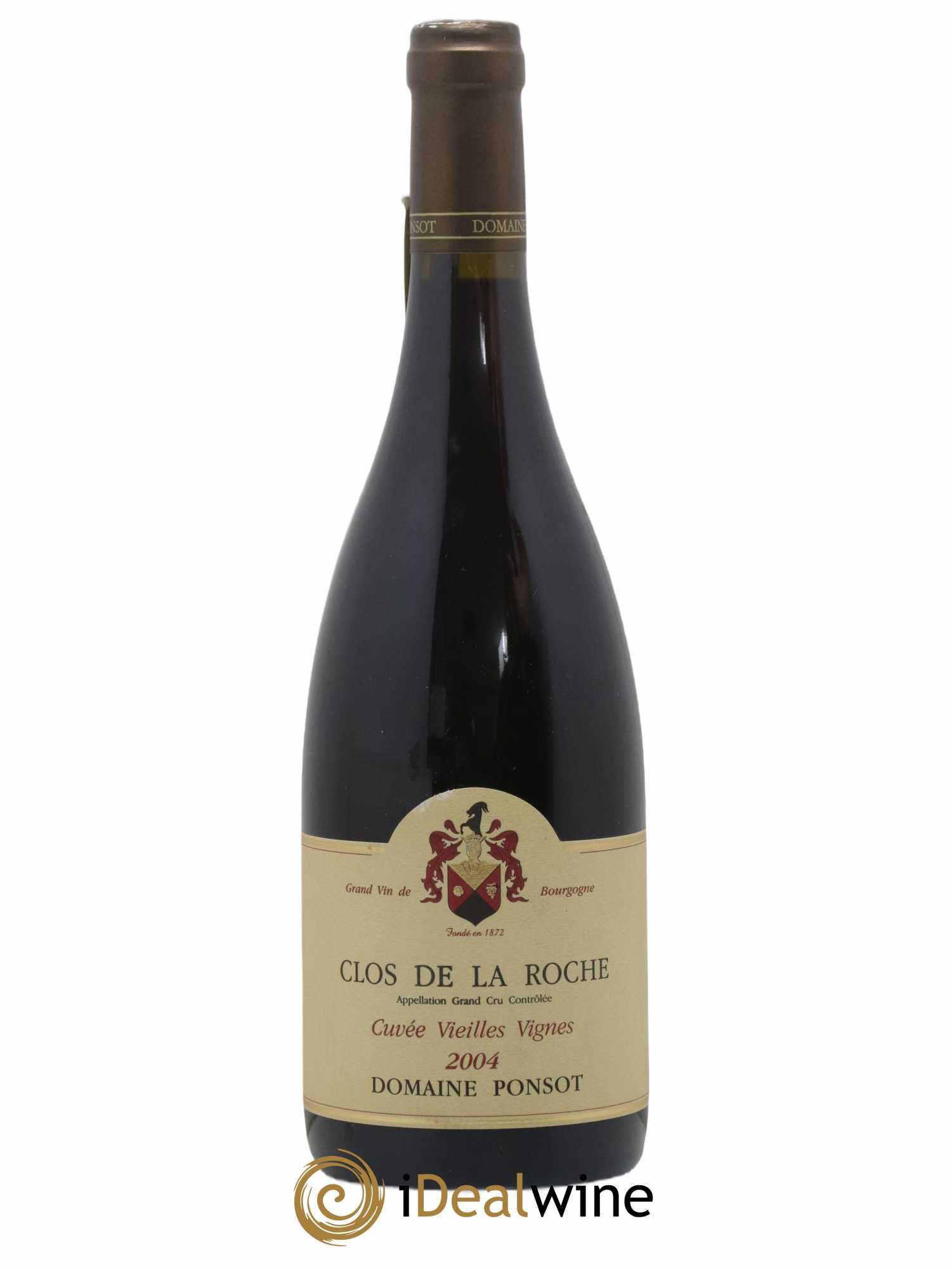 Clos de la Roche Grand Cru Vieilles Vignes Ponsot (Domaine) 2004 - Lot de 1 bouteille - 0