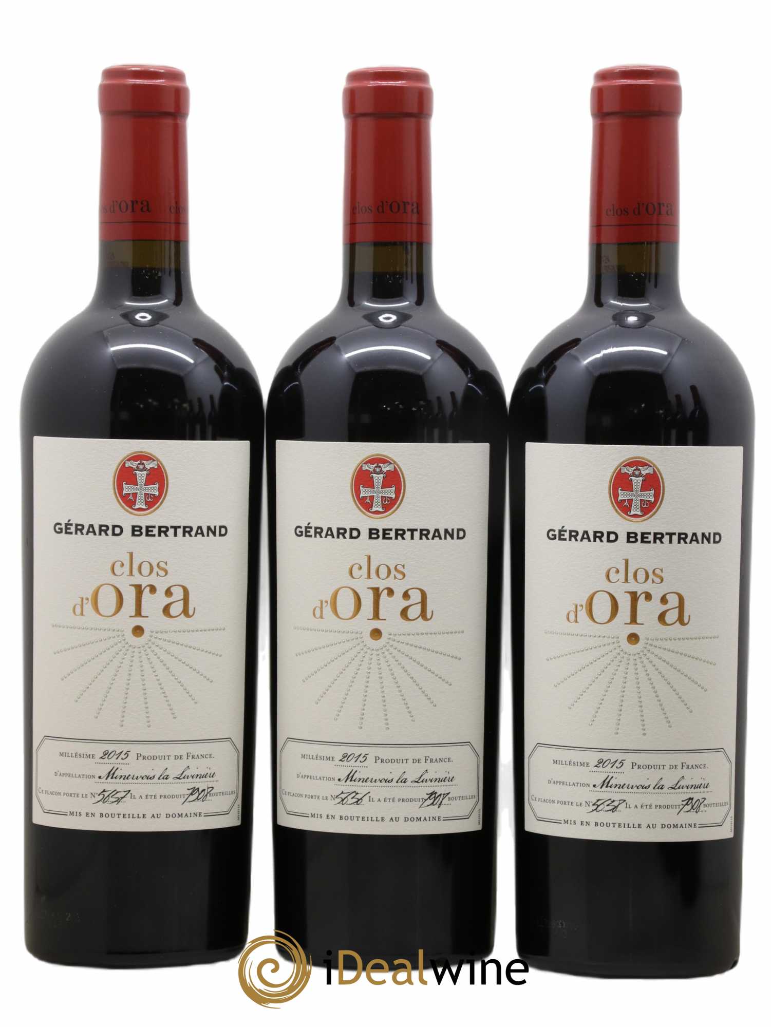Minervois La Livinière Clos d'Ora Gérard Bertrand 2015 - Posten von 6 Flaschen - 1