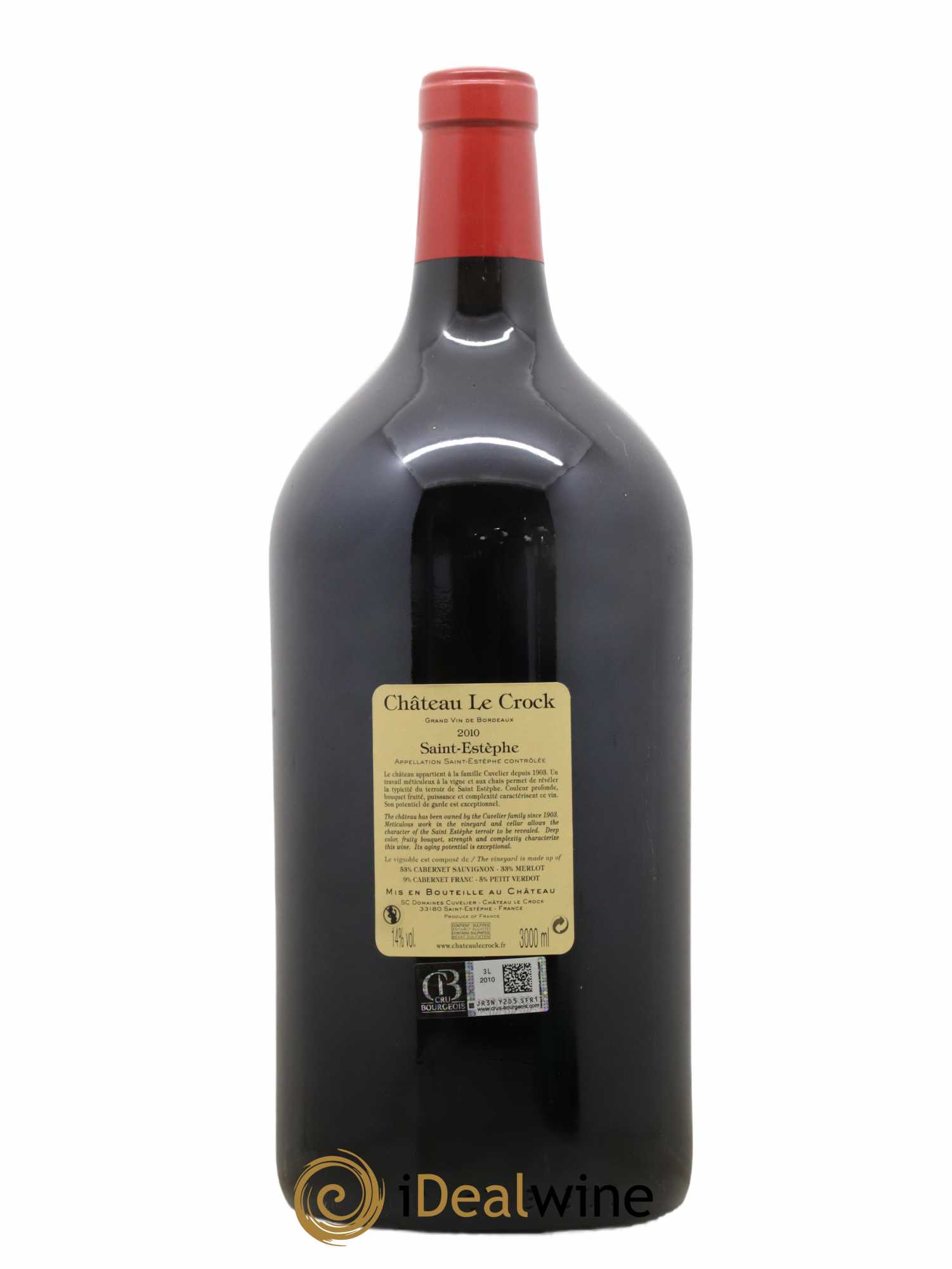 Château le Crock Cru Bourgeois 2010 - Lot de 1 double magnum - 1
