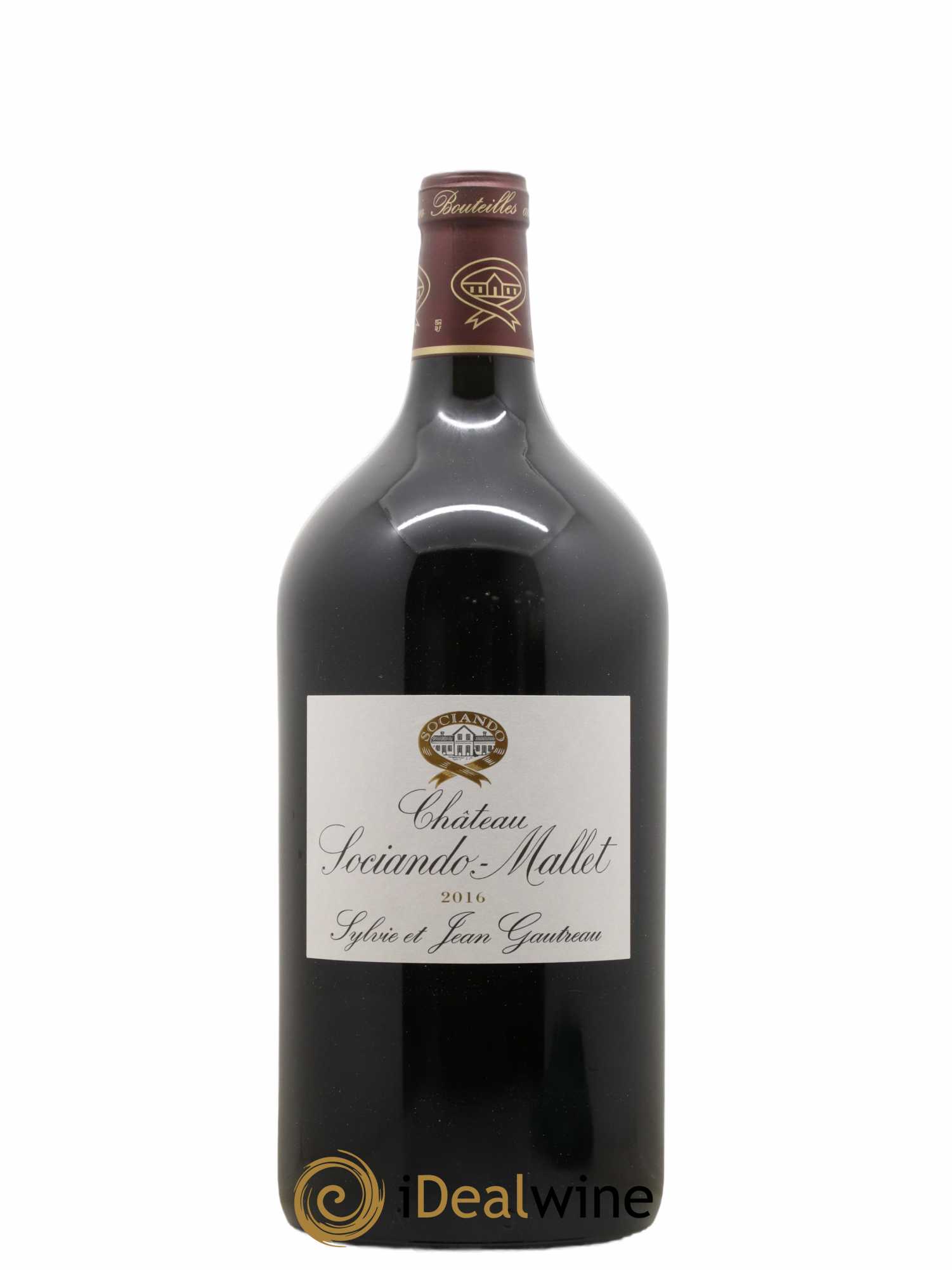 Château Sociando Mallet 2016 - Lot de 1 double magnum - 0