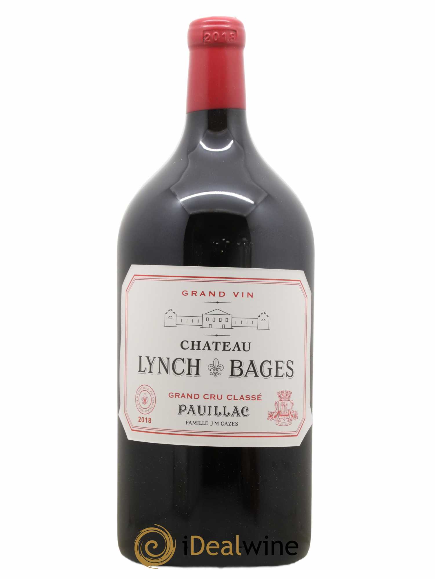 Château Lynch Bages 5ème Grand Cru Classé 2018 - Lot de 1 double magnum - 0