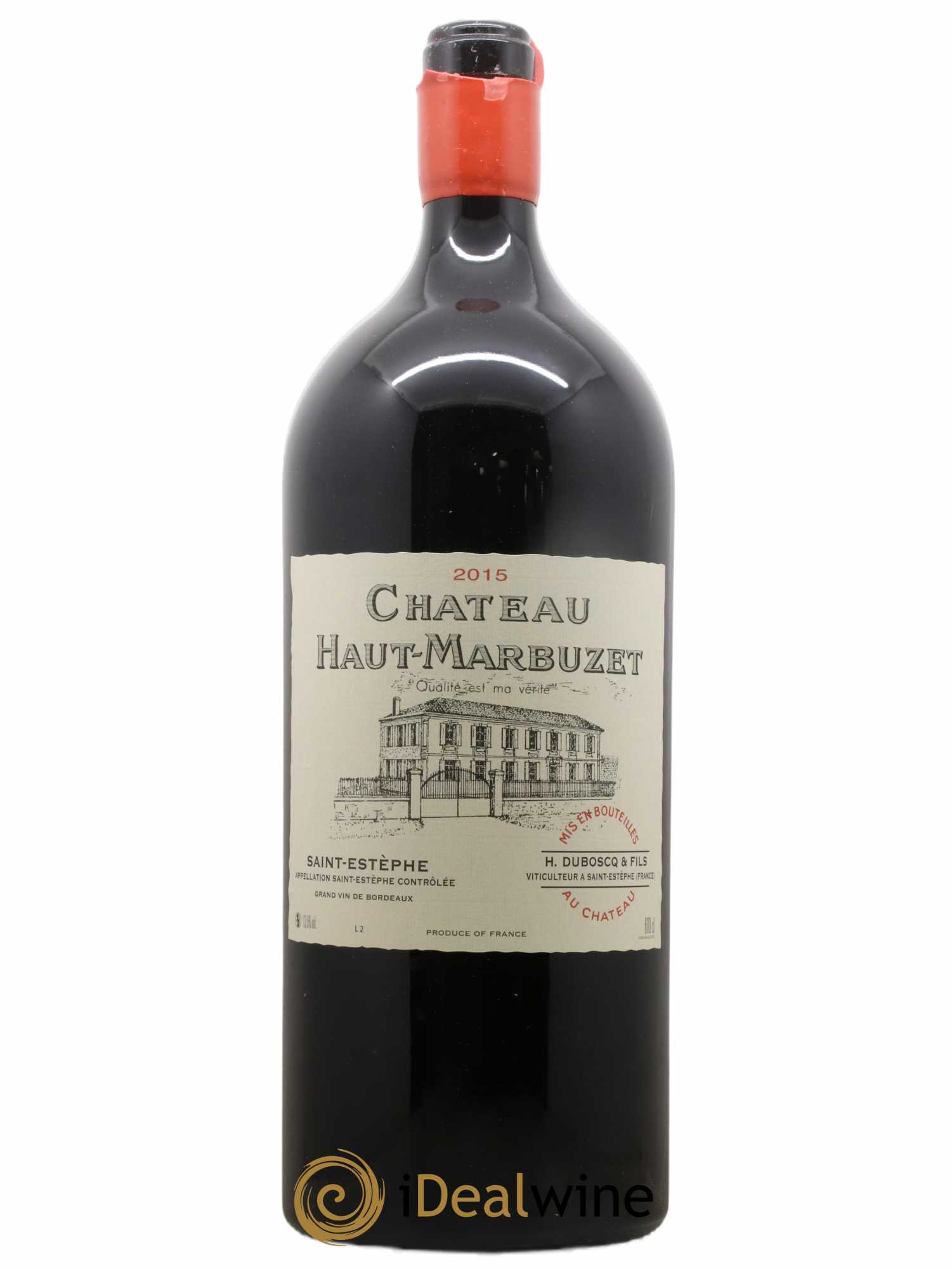 Château Haut Marbuzet 2015 - Lot de 1 impériale - 0