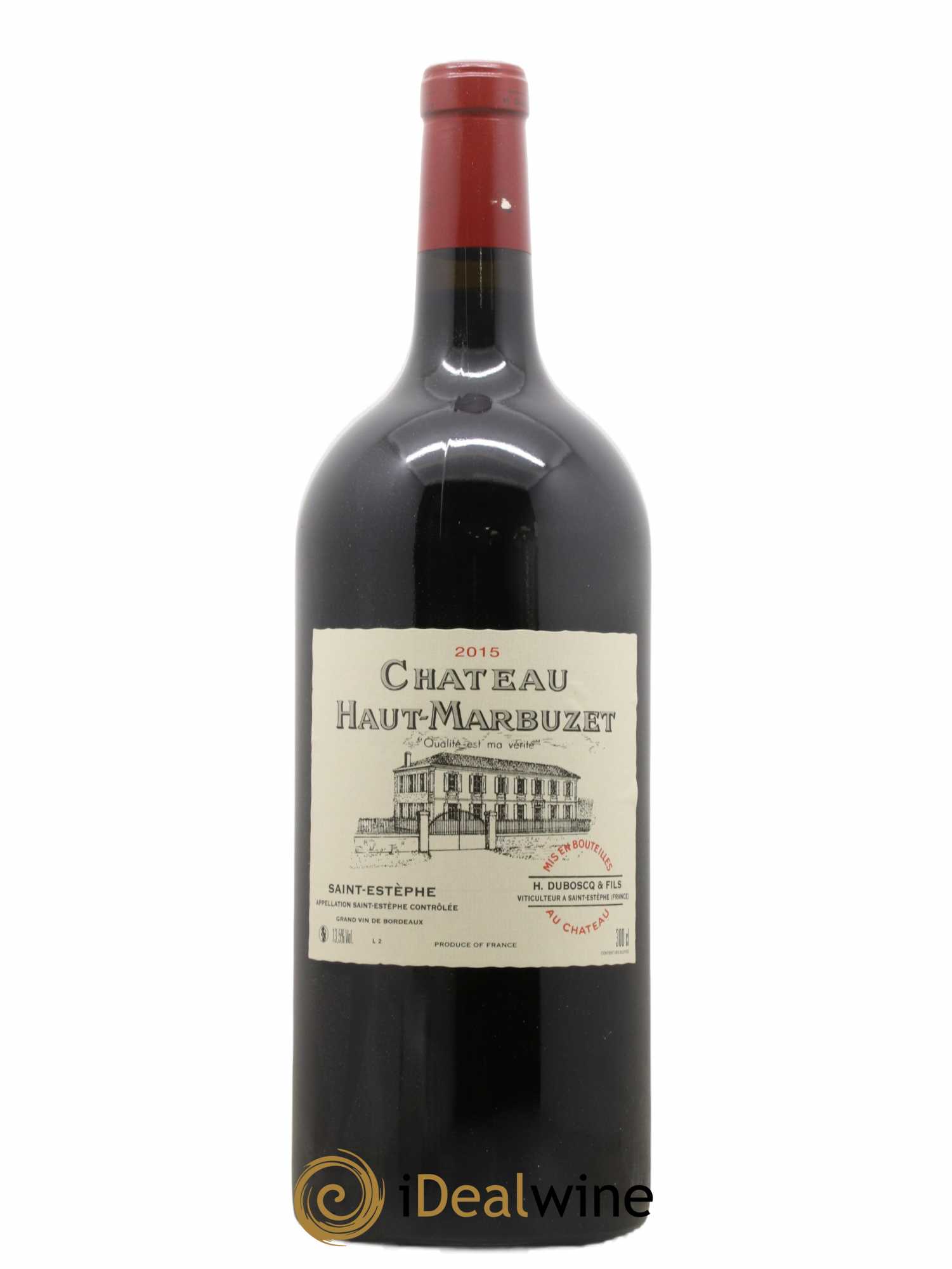 Château Haut Marbuzet 2015 - Lot de 1 double magnum - 0