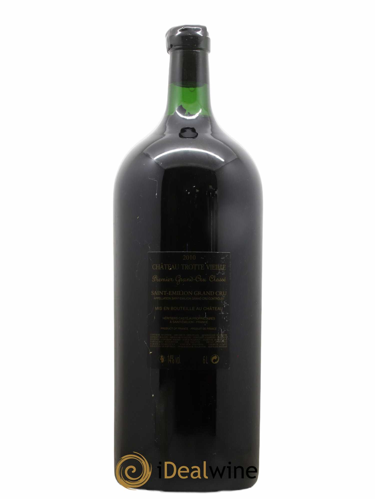 Château Trotte Vieille 1er Grand Cru Classé B 2010 - Lot of 1 imperiale - 1