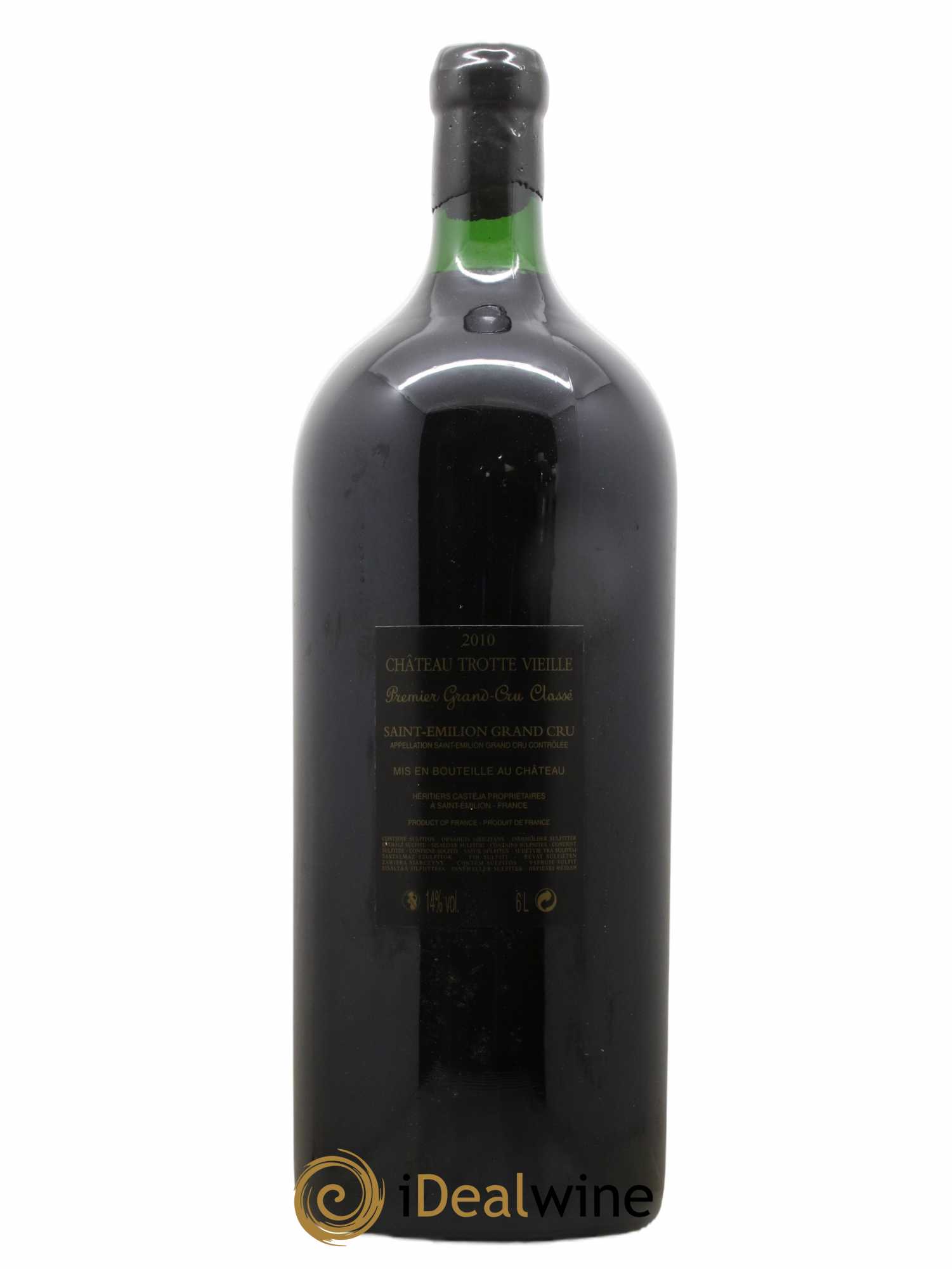 Château Trotte Vieille 1er Grand Cru Classé B 2010 - Lot de 1 impériale - 1