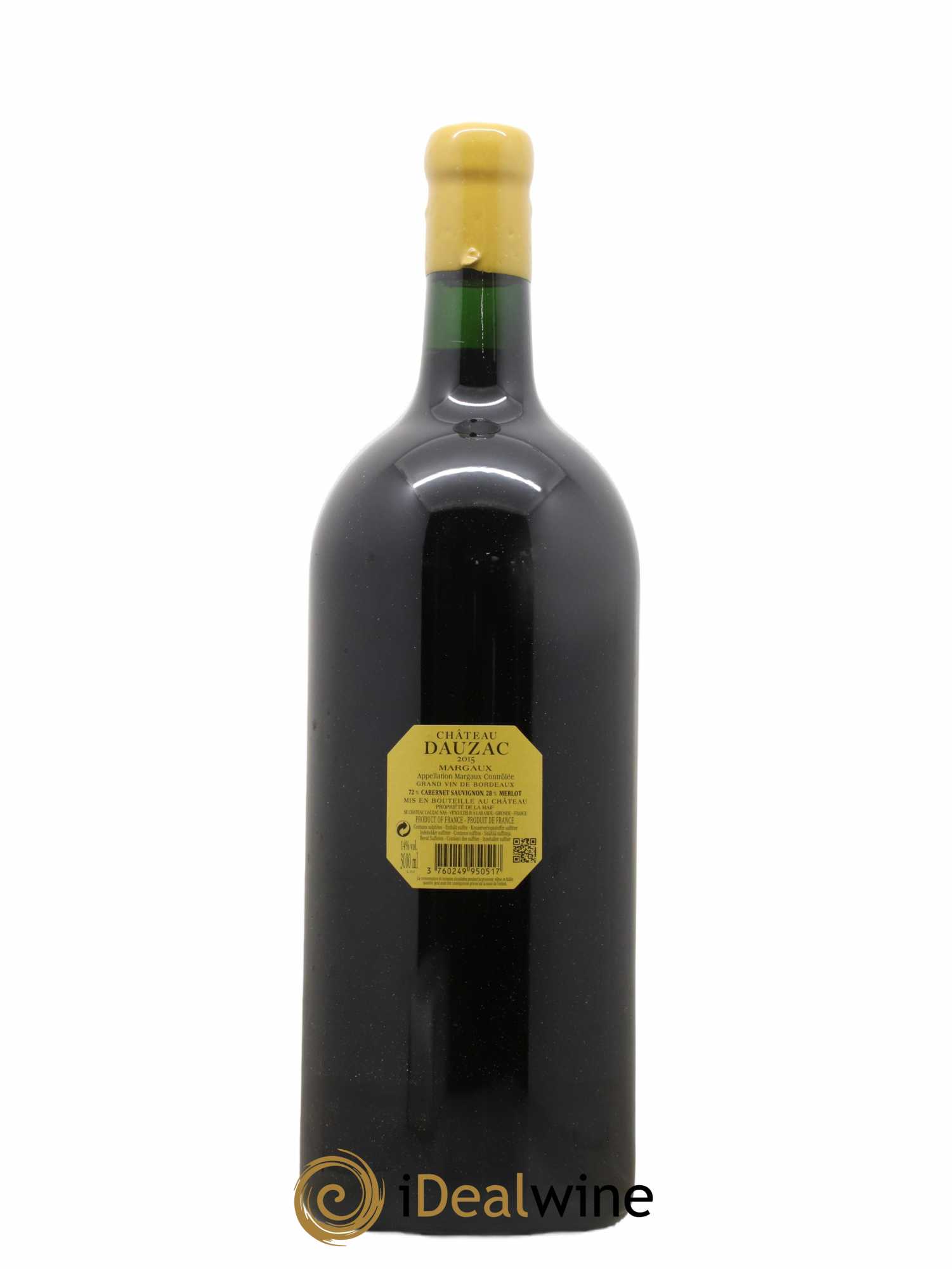Château Dauzac 5ème Grand Cru Classé 2015 - Lot de 1 double magnum - 1