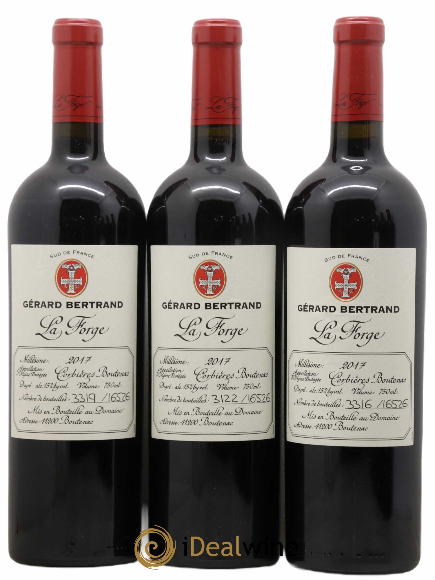 Corbières Boutenac La forge G. Bertrand 2017 - Posten von 6 Flaschen - 1