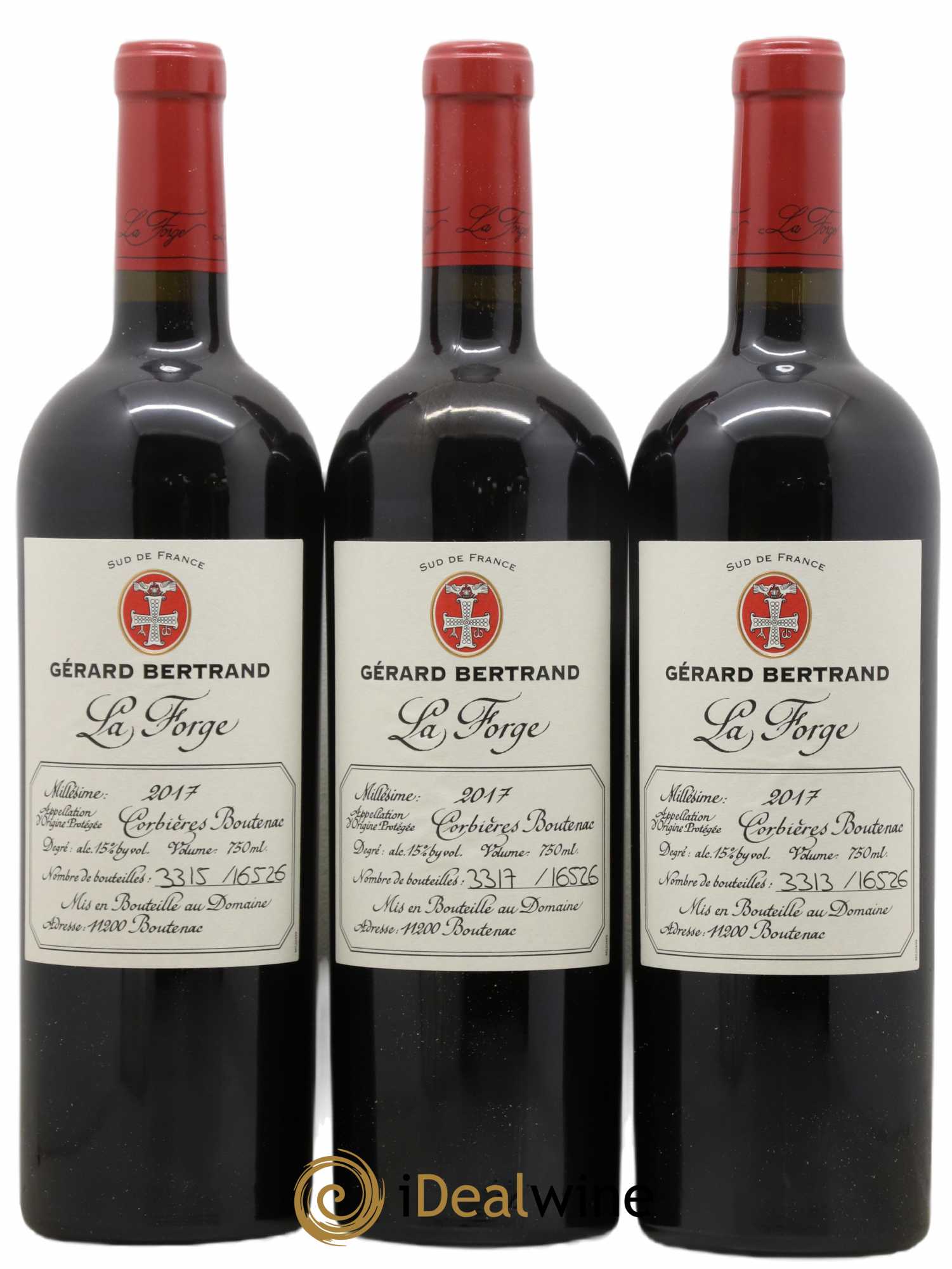 Corbières Boutenac La forge G. Bertrand 2017 - Posten von 6 Flaschen - 2