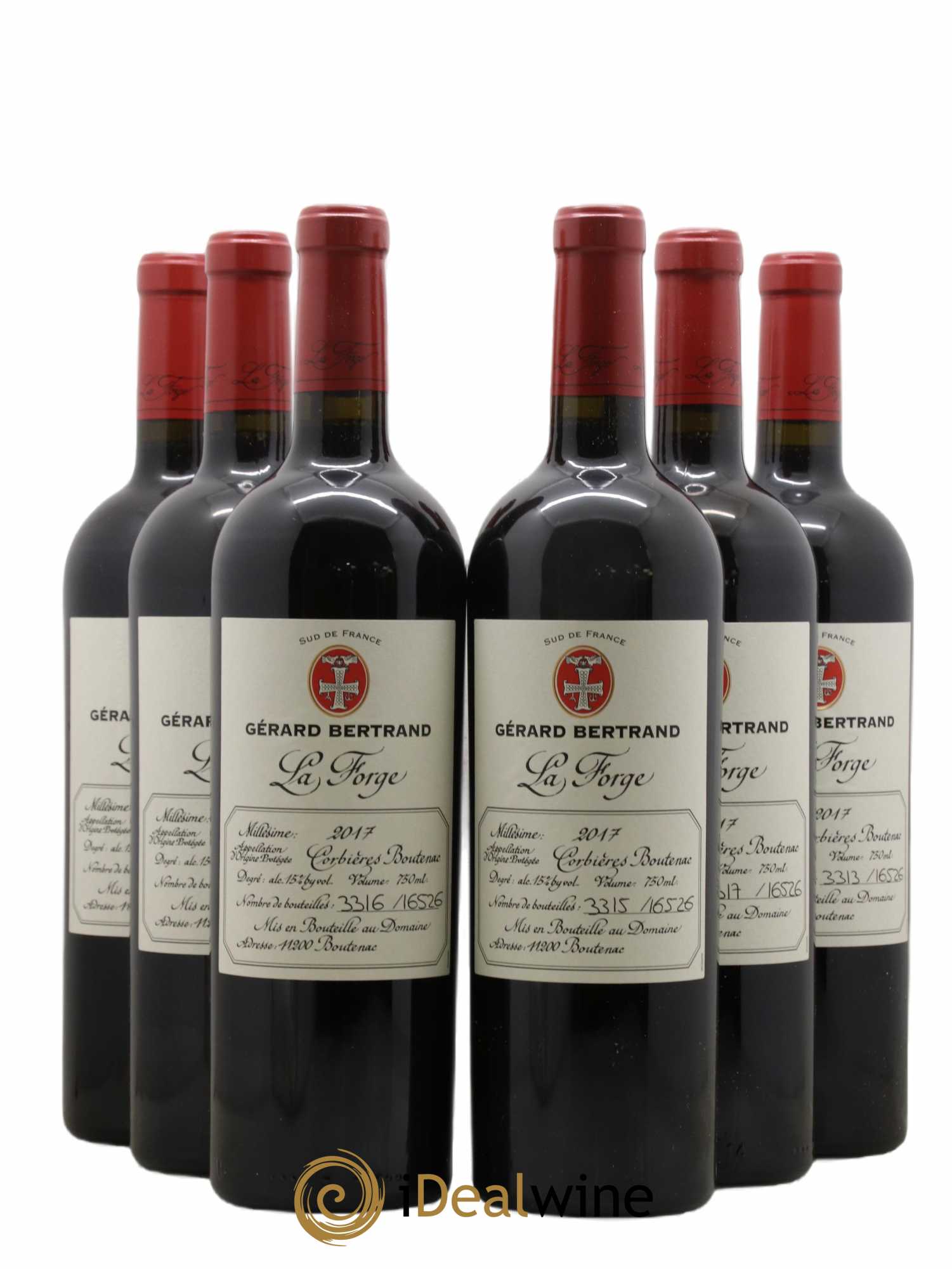 Corbières Boutenac La forge G. Bertrand 2017 - Posten von 6 Flaschen - 0