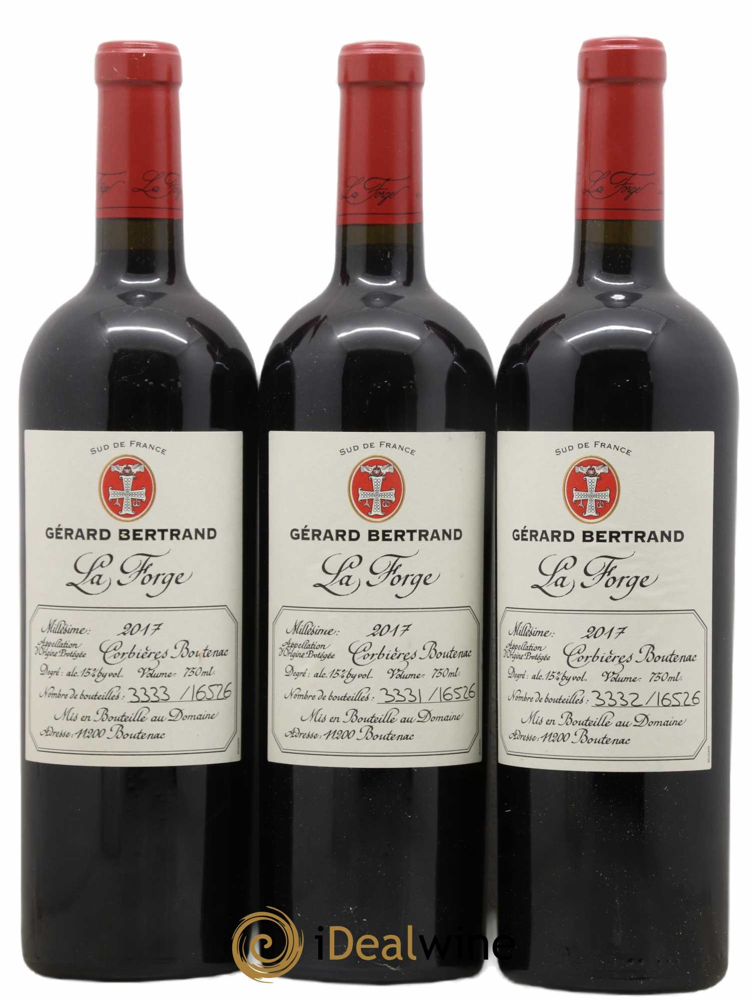 Corbières Boutenac La forge G. Bertrand 2017 - Posten von 6 Flaschen - 2