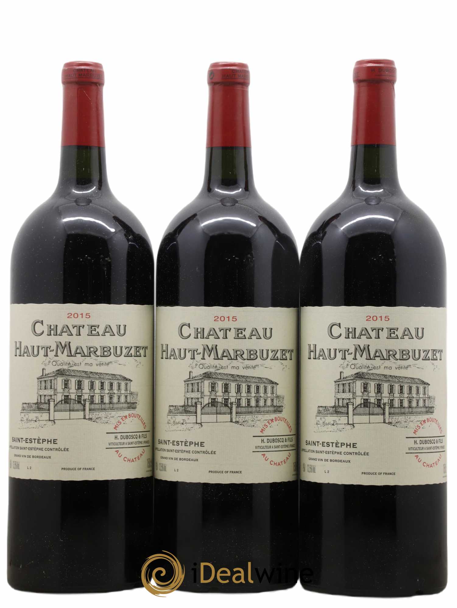 Château Haut Marbuzet 2015 - Lot de 6 magnums - 2
