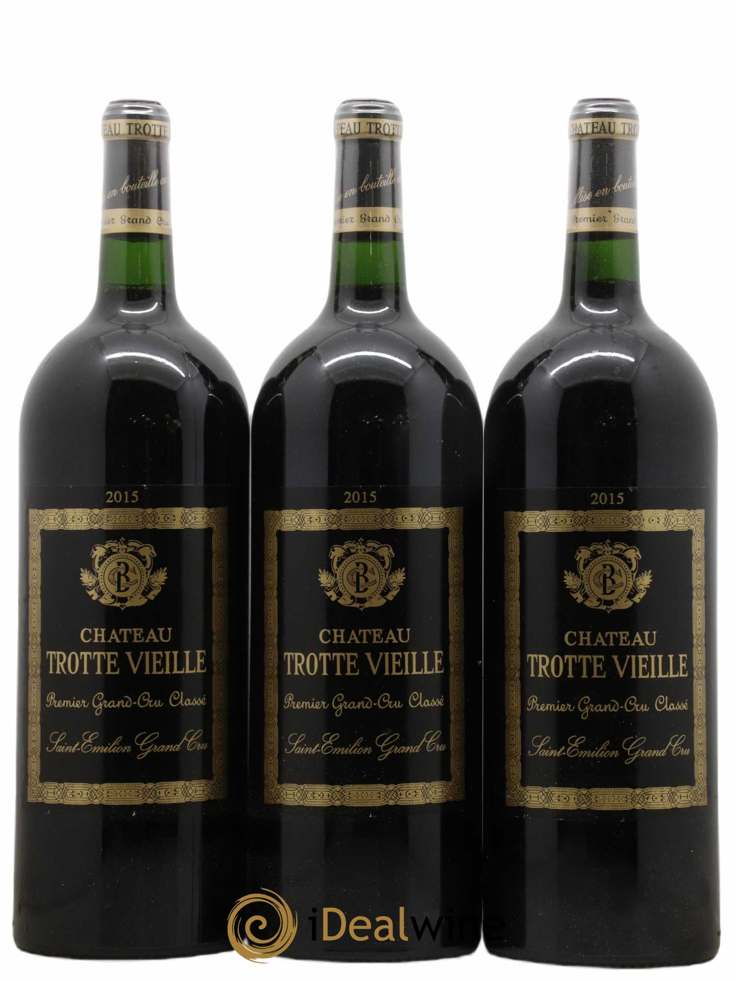 Château Trotte Vieille 1er Grand Cru Classé B 2015 - Posten von 3 Magnum - 0