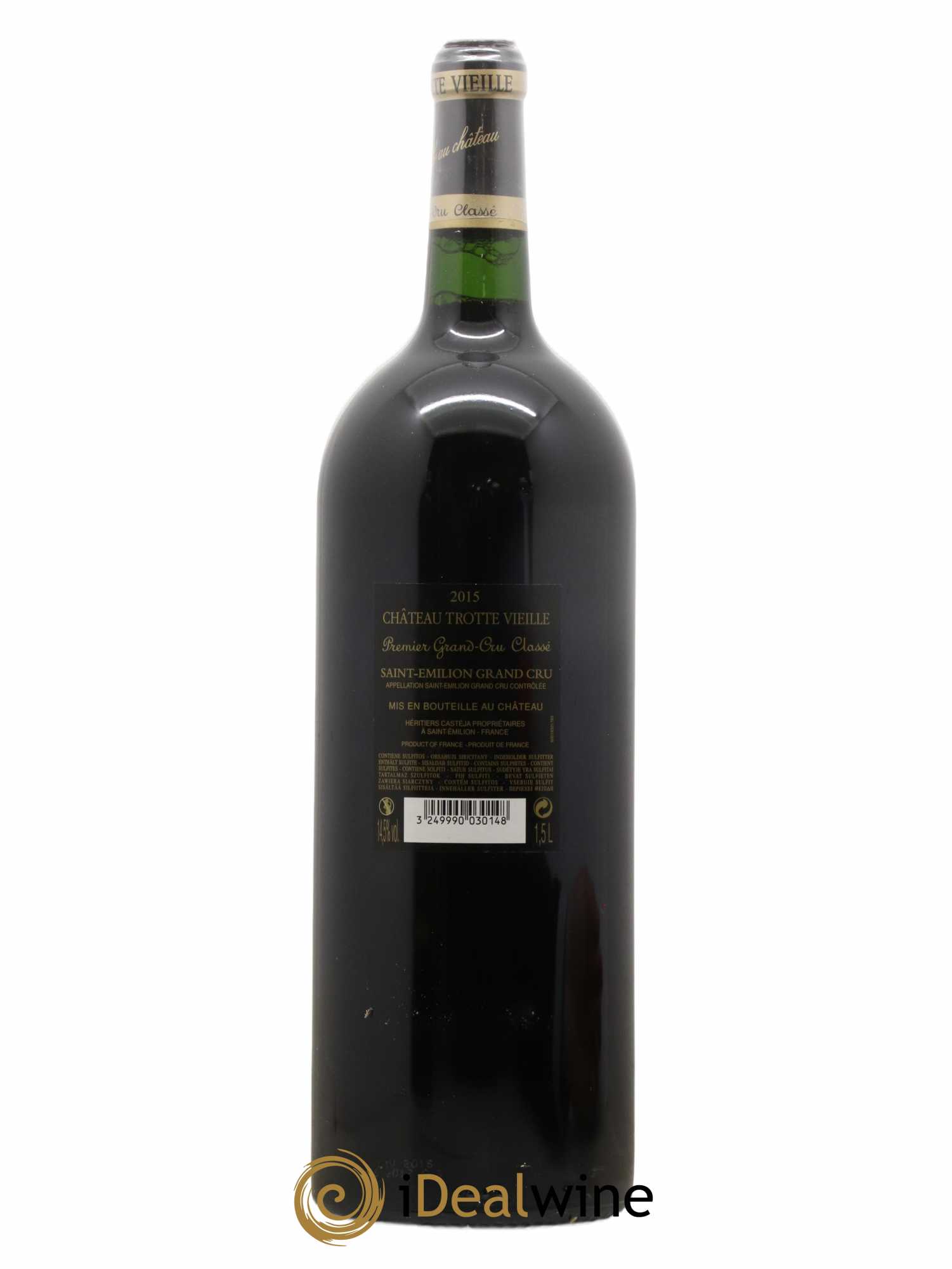 Château Trotte Vieille 1er Grand Cru Classé B 2015 - Lot de 1 magnum - 1