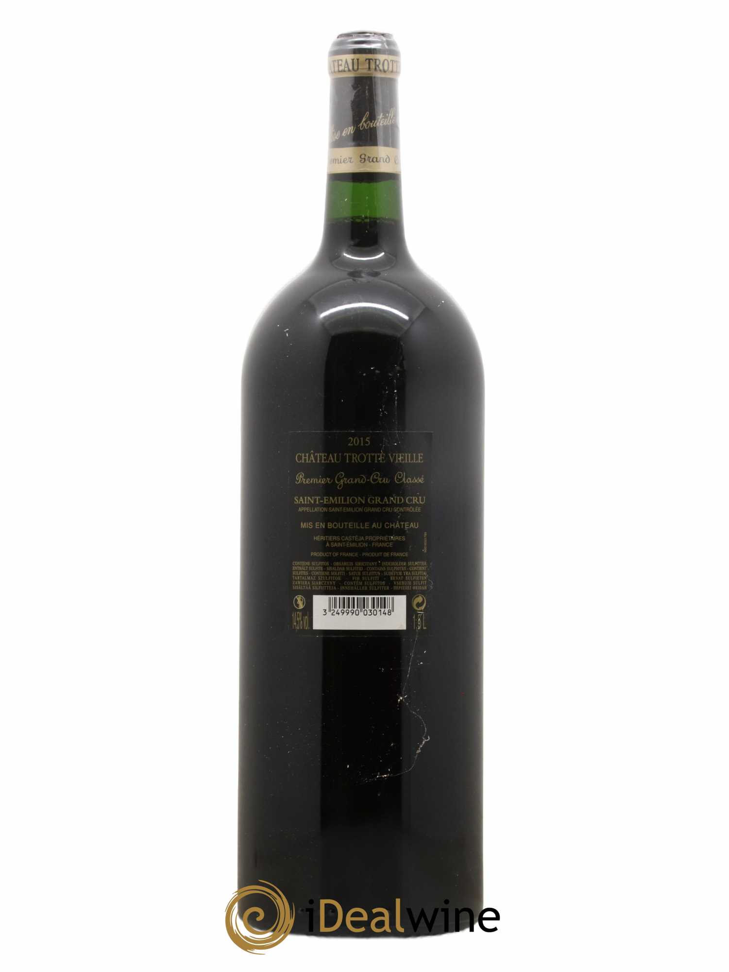 Château Trotte Vieille 1er Grand Cru Classé B 2015 - Lot de 1 magnum - 1
