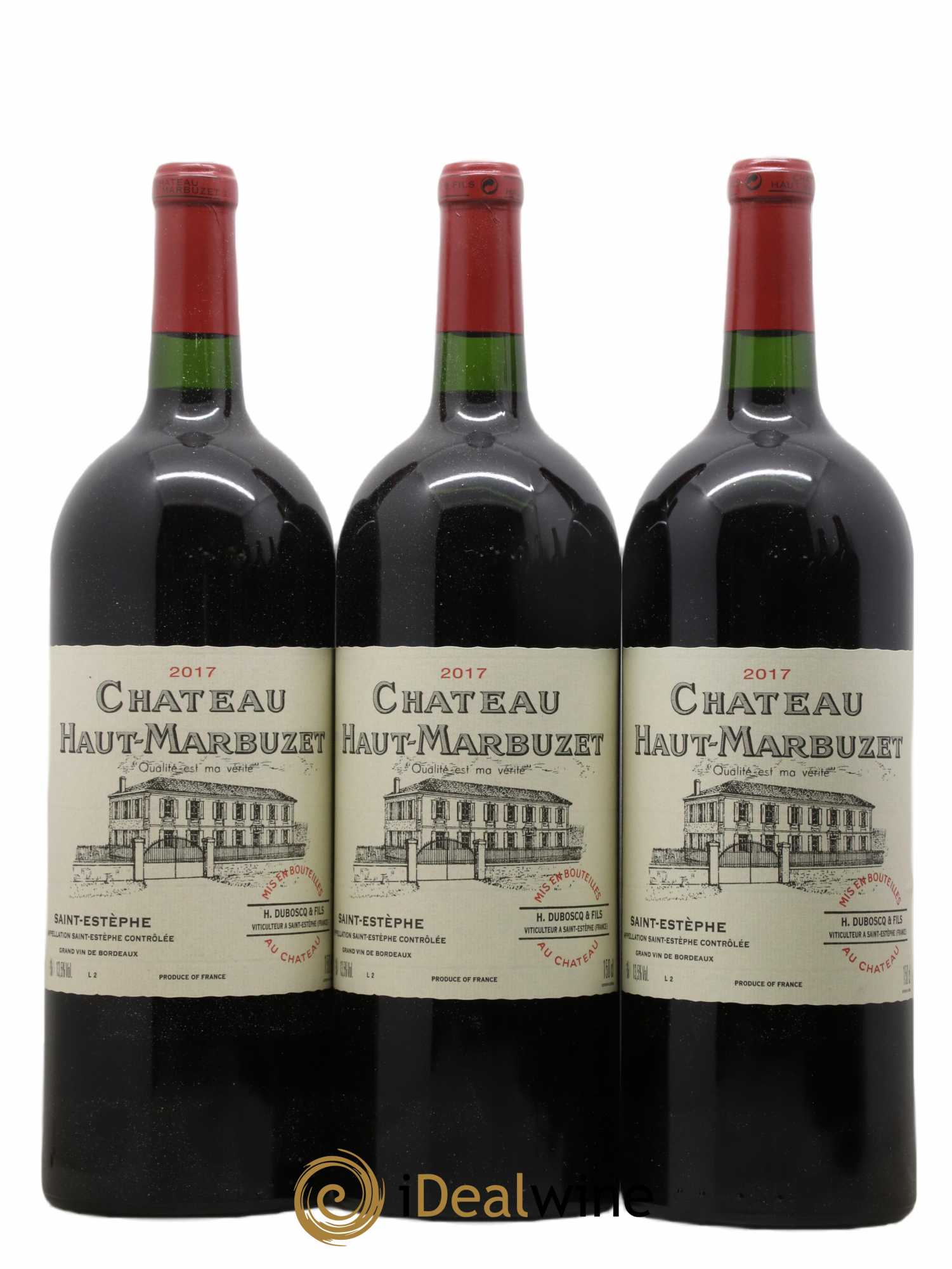 Château Haut Marbuzet 2017 - Lot de 6 magnums - 1