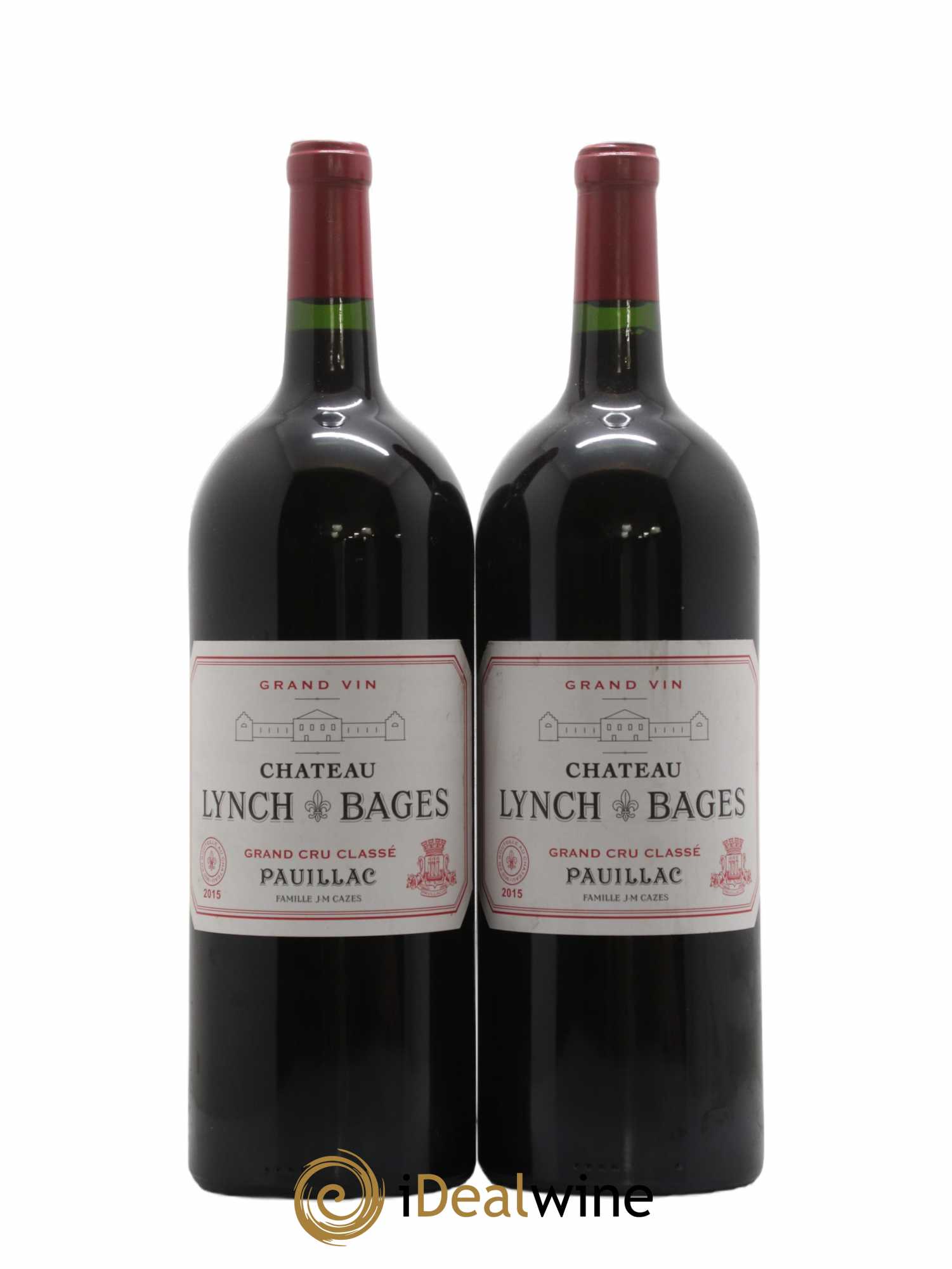 Château Lynch Bages 5ème Grand Cru Classé 2015 - Lot de 2 magnums - 0