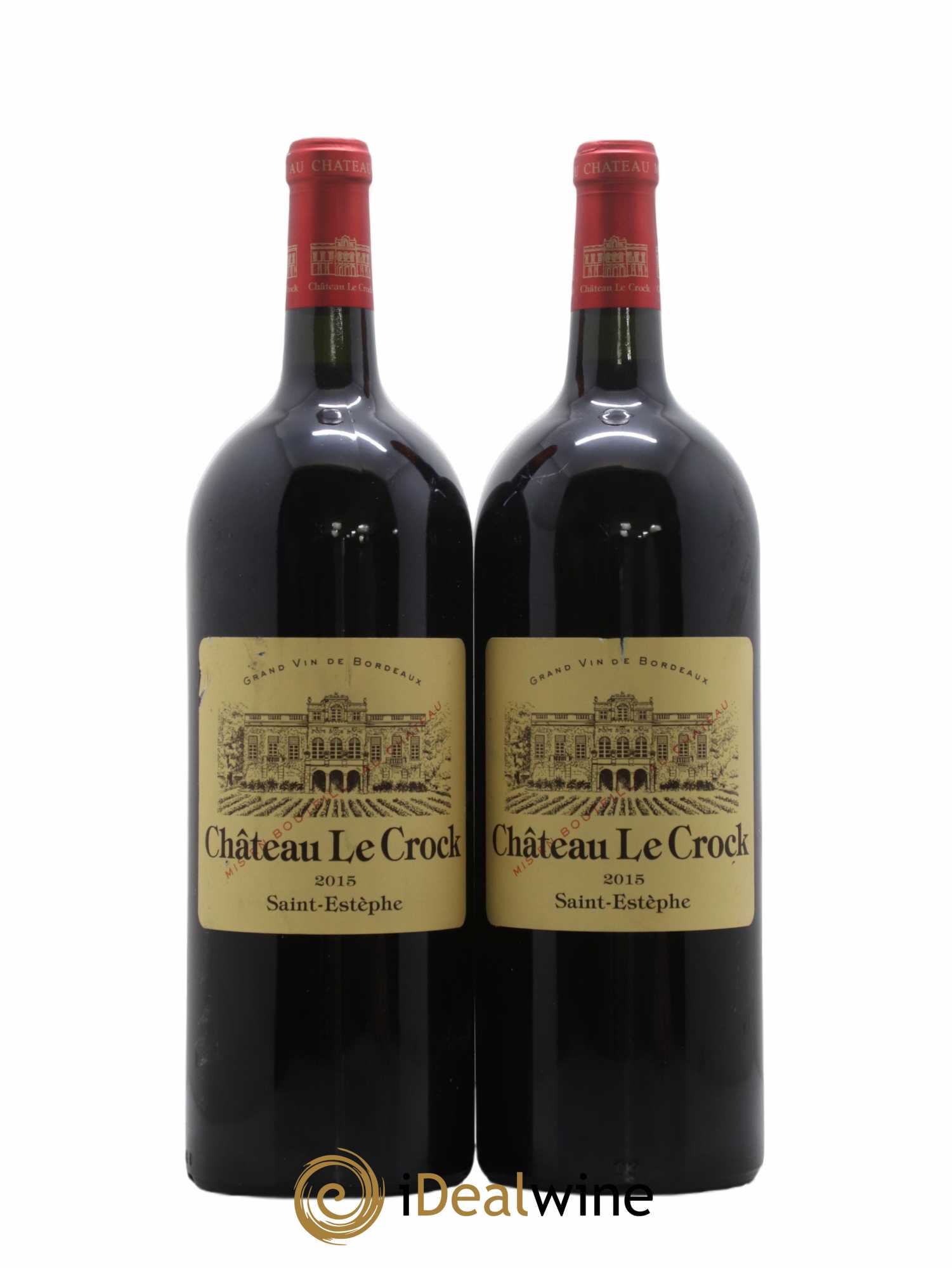 Château le Crock Cru Bourgeois 2015 - Lot de 2 magnums - 0