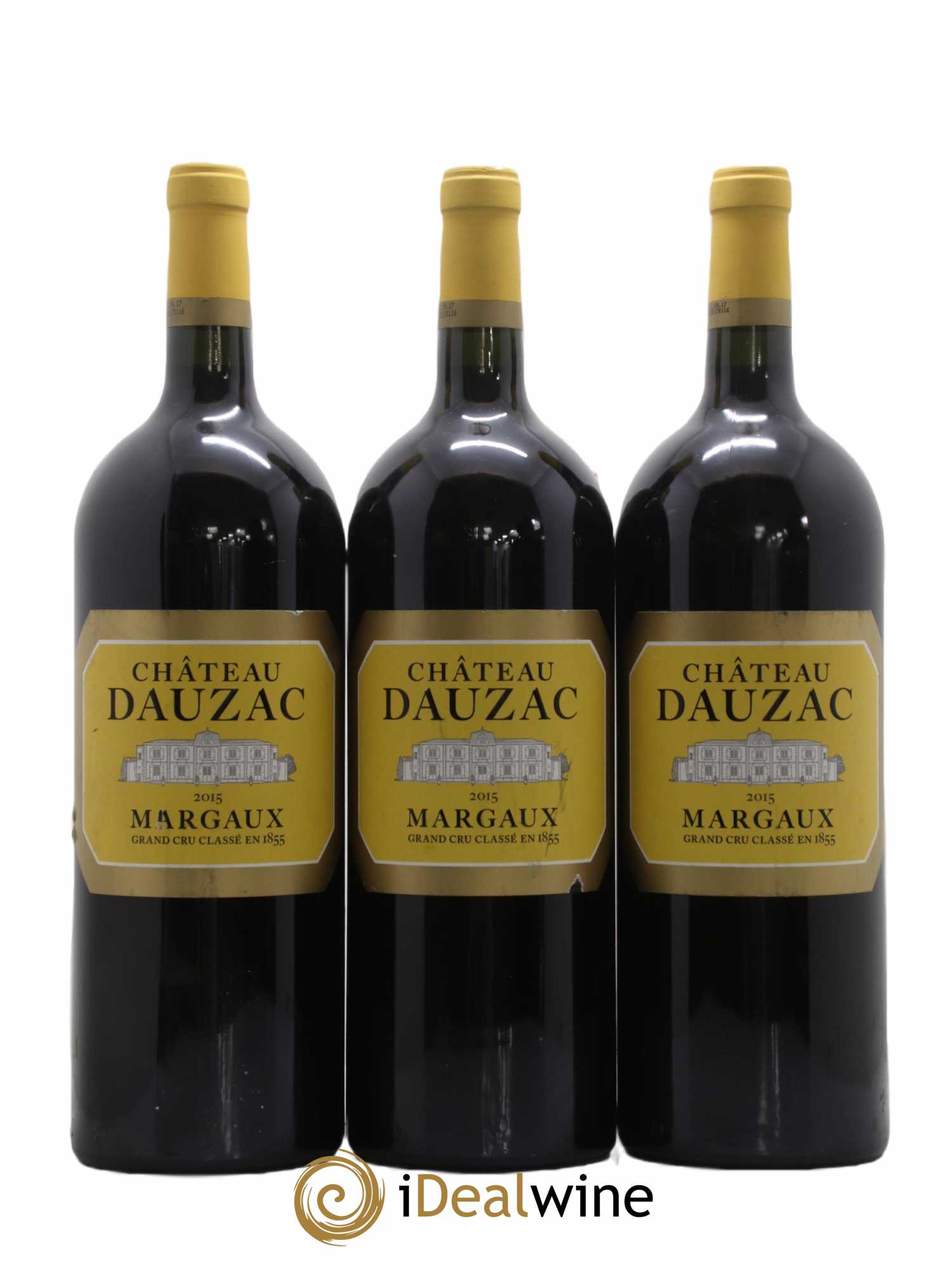 Château Dauzac 5ème Grand Cru Classé 2015 - Lot de 3 magnums - 0
